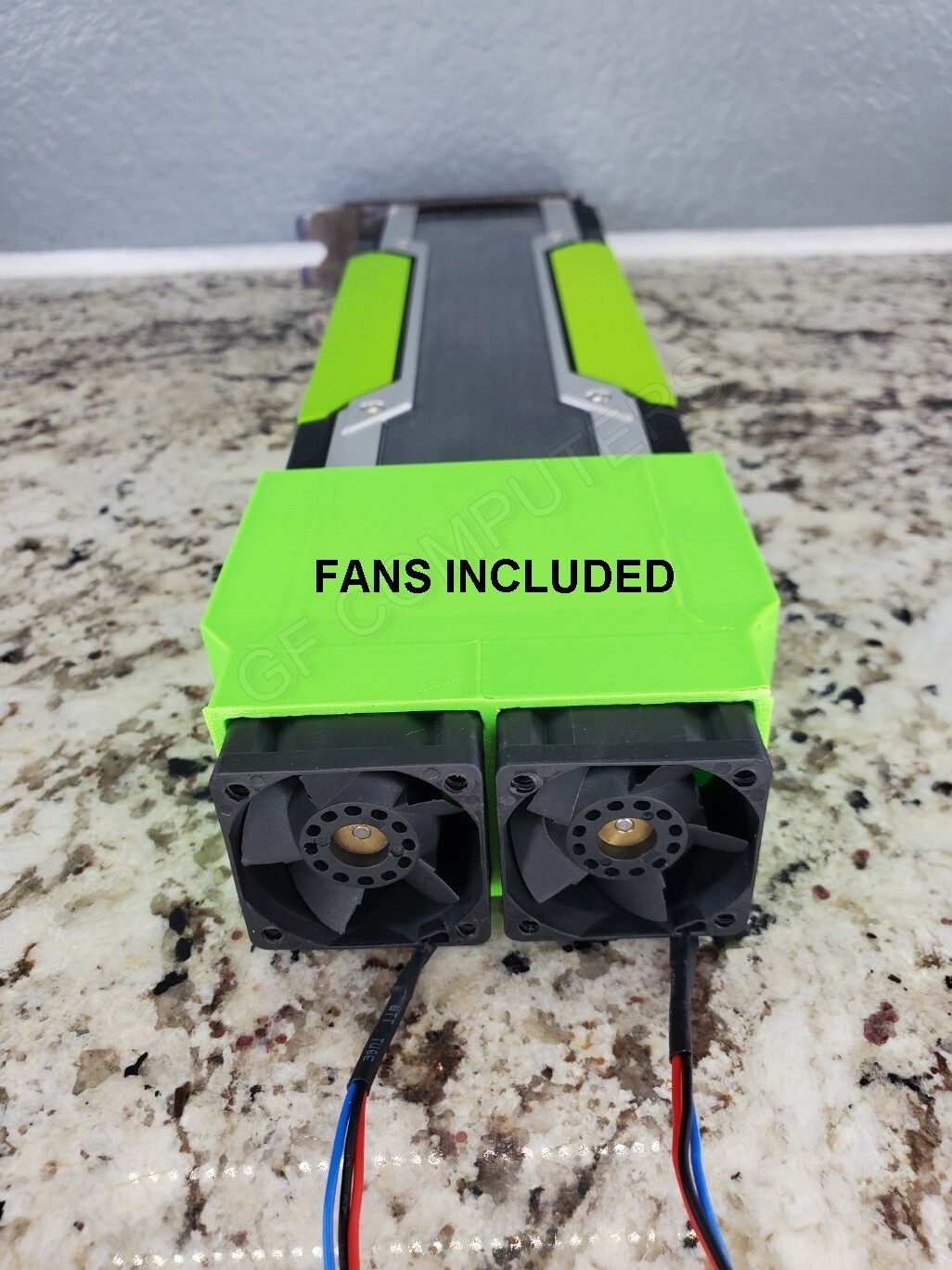 Nvidia Tesla GPU Cooling Fan Shroud Mounting K60 M40 P100 Accelerator Card AI