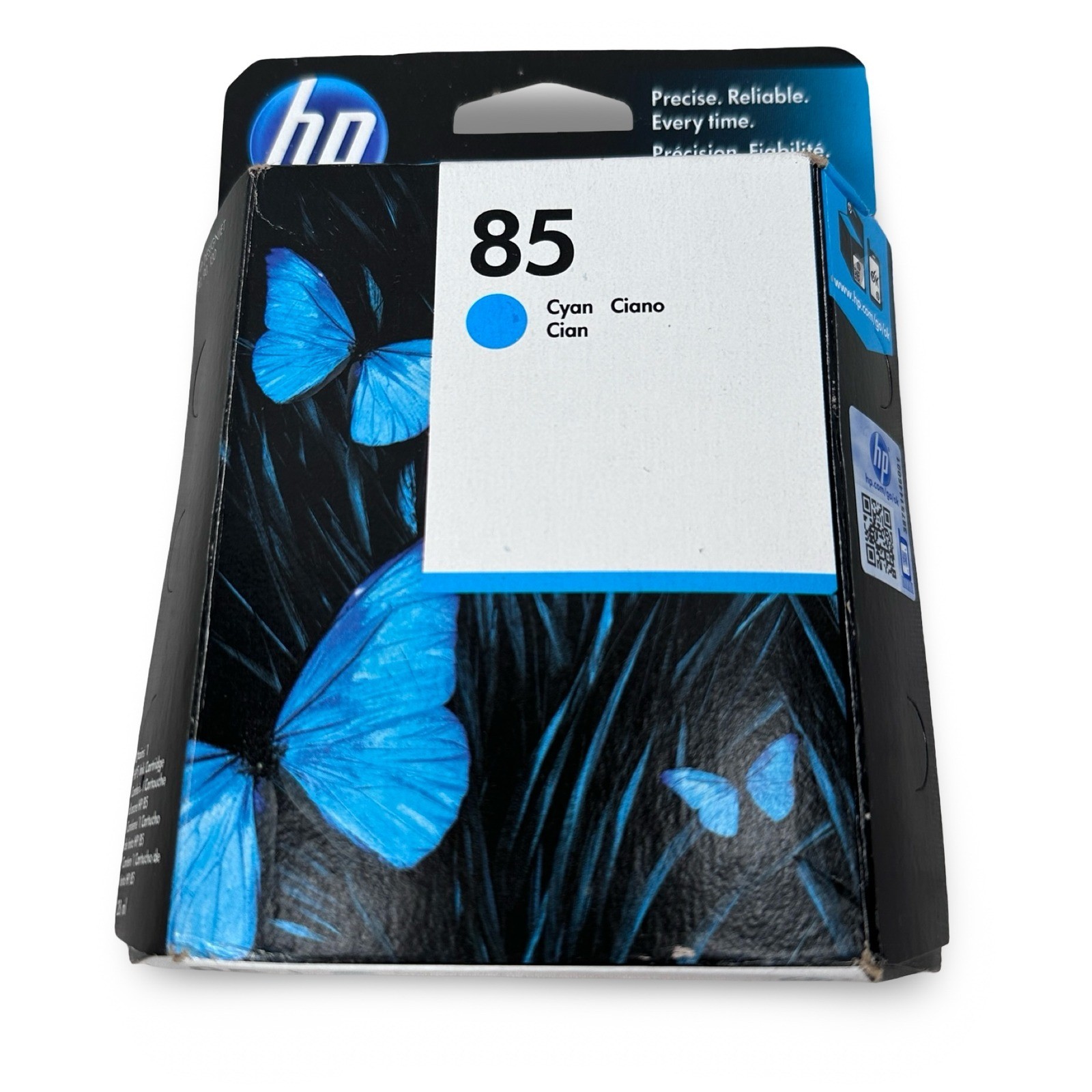 HP 85 Cyan Ink Cartridge C9425A Genuine OEM New Sealed Expired 2018