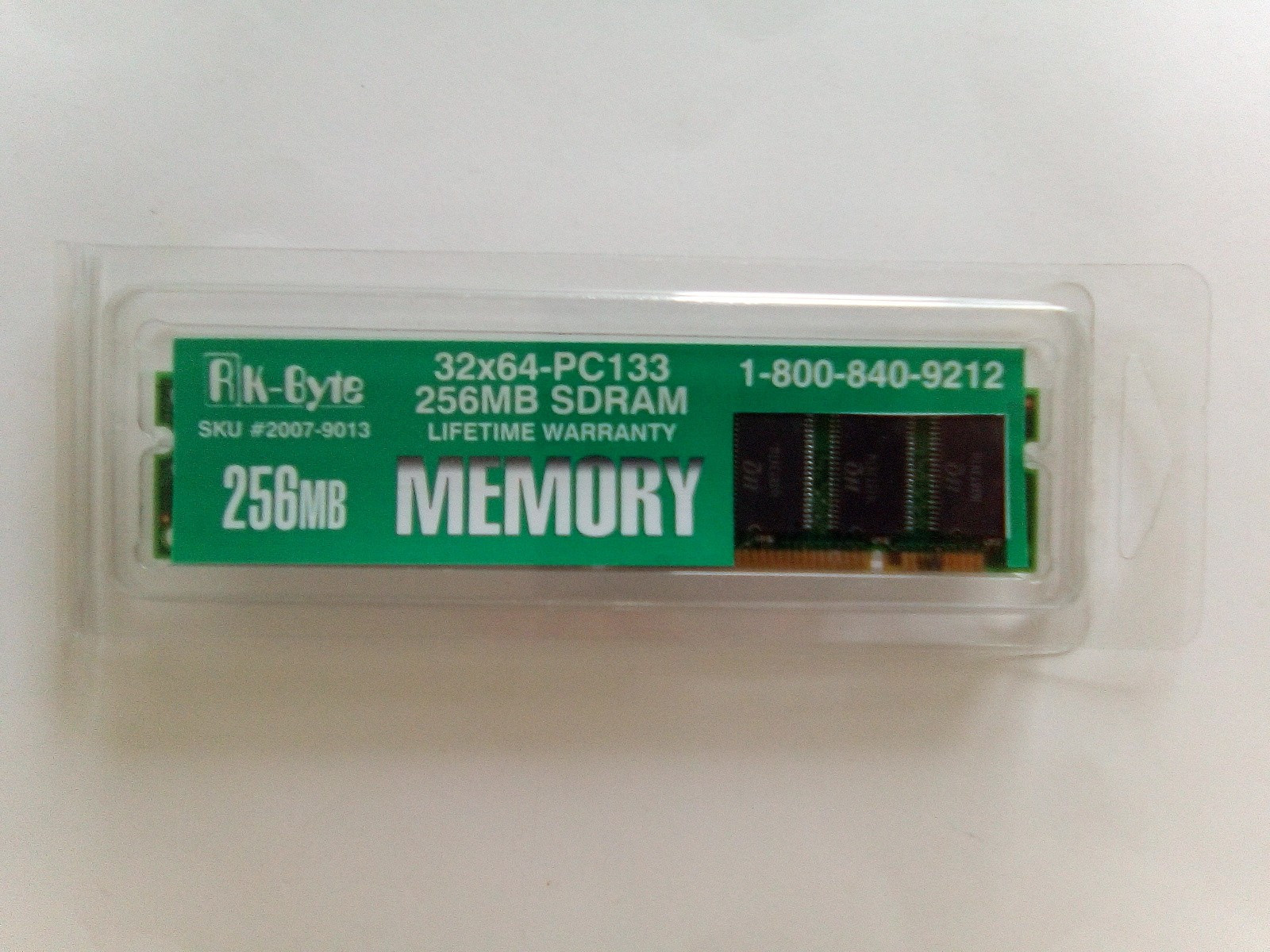 K-Byte 256MB SDRAM 32x64 PC133 Memory RAM