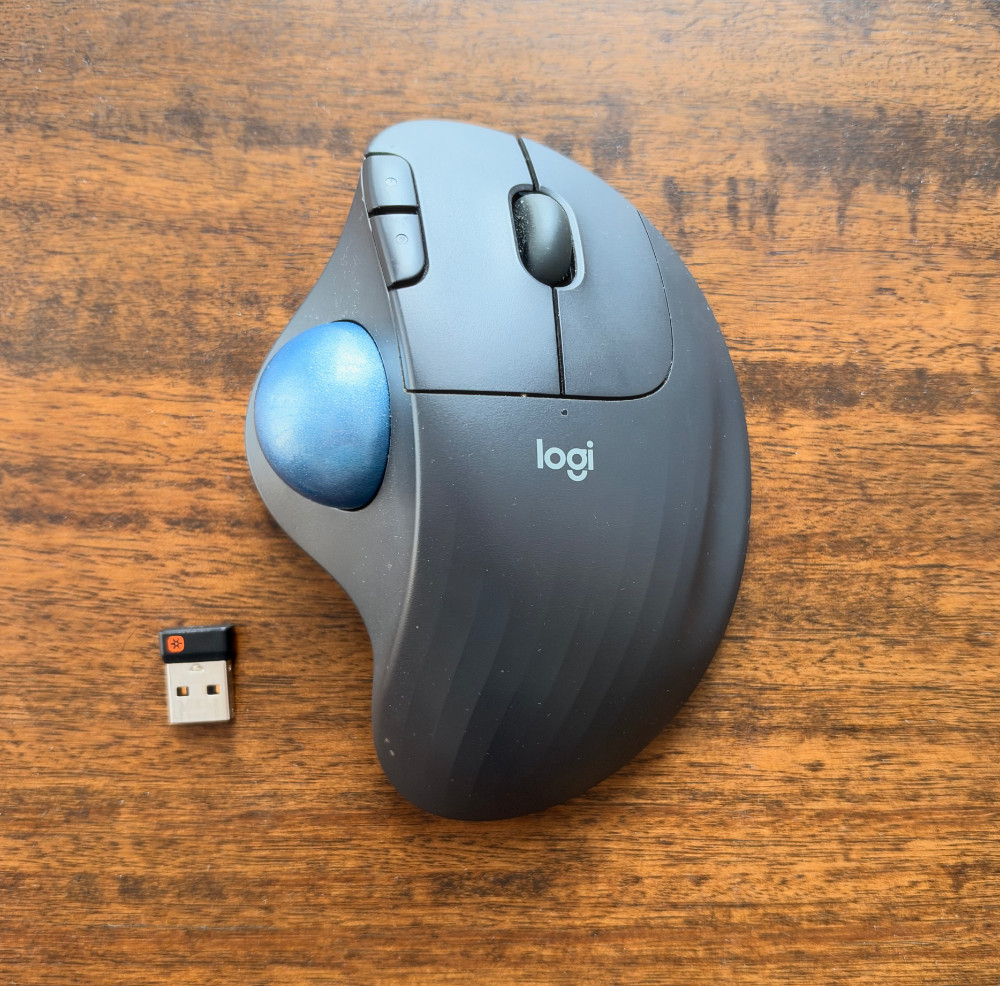 Logitech ERGO M575 Wireless Trackball Mouse - Black