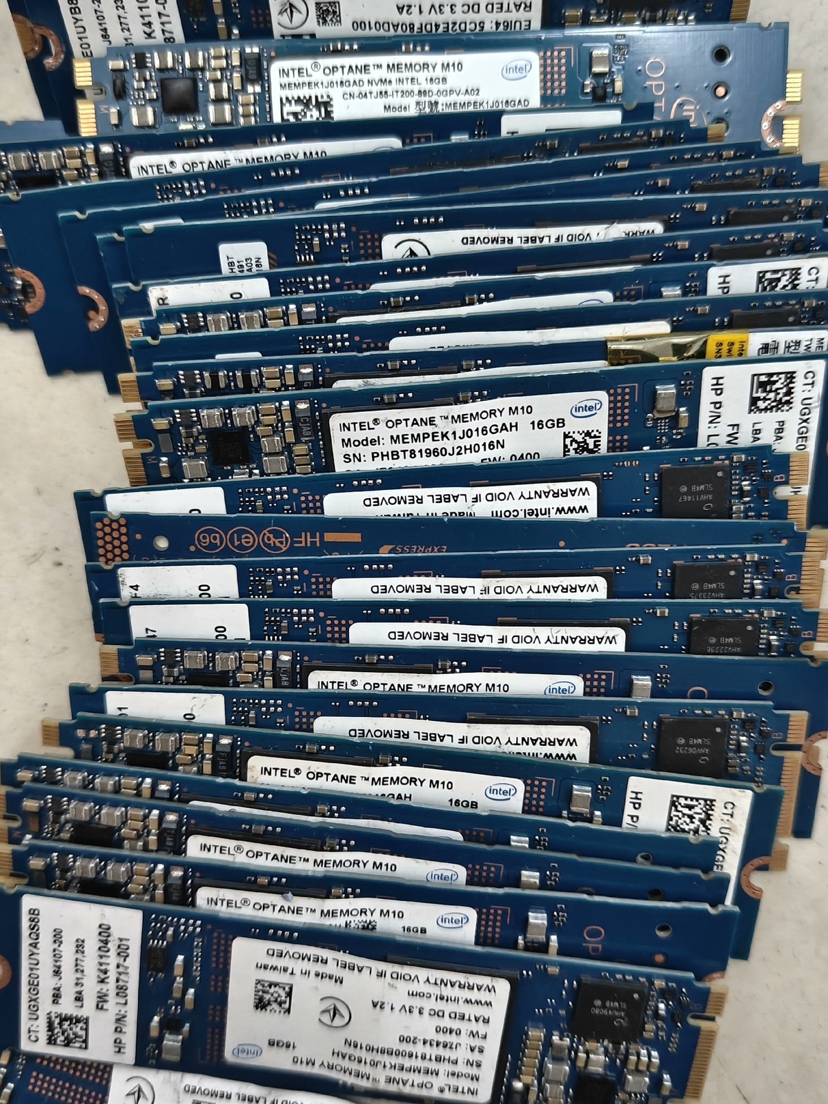 Intel Optane Memory M10 SSD M.2 2280 16GB PCIe 3.0 3D Xpoint NVMe