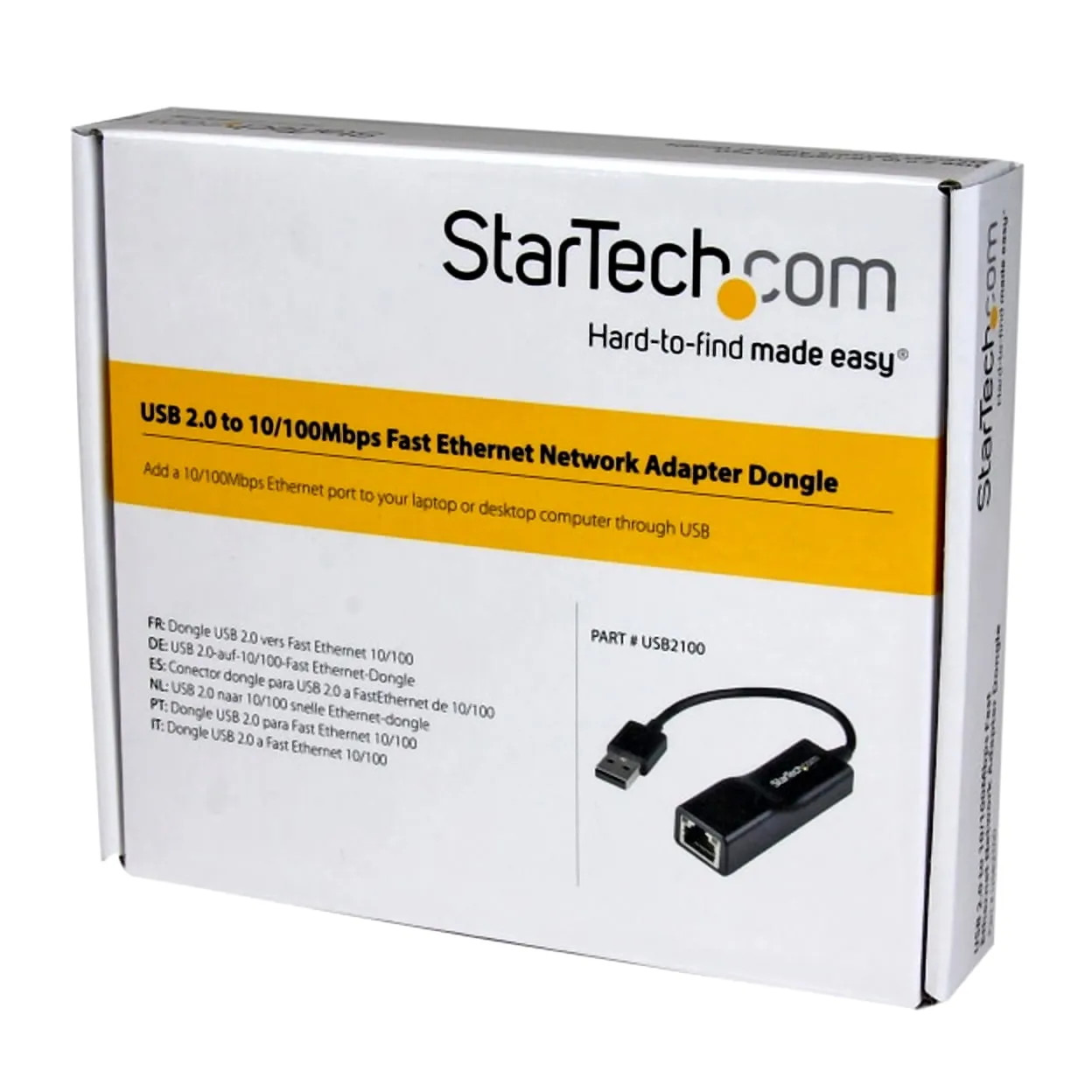 STARTECH USB2100 StarTech USB2100 USB 2.0 to 10/100 Mbps Ethernet Network Adap