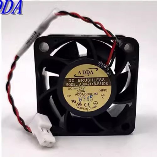 ADDA AD0424XB-B51DS 4028 DC24V 0.5A 2-Pin Inverter Cooling Fan