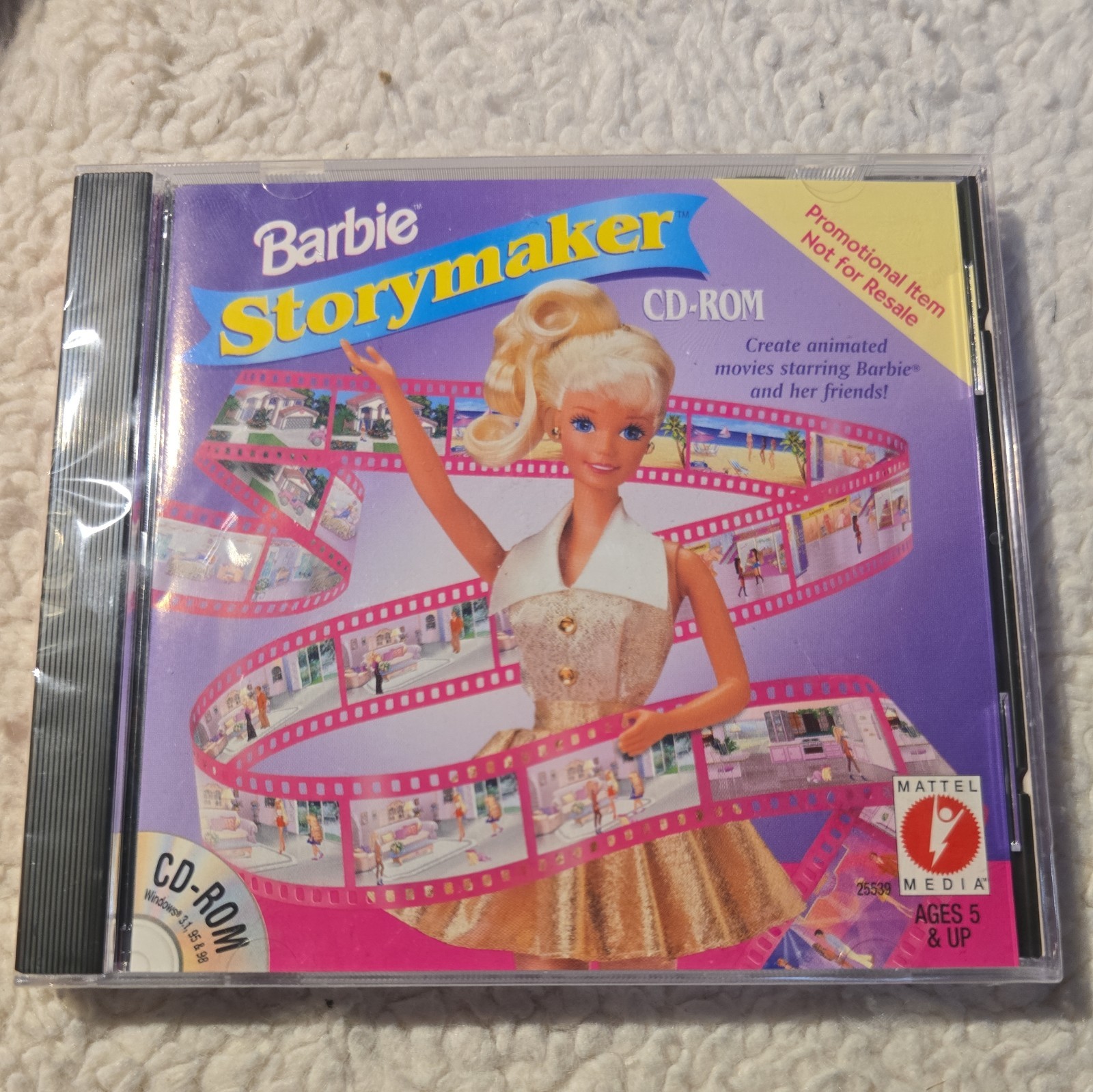 VTG Barbie Storymaker Mattel Media CD-ROM Windows Software Game BRAND NEW SEALED