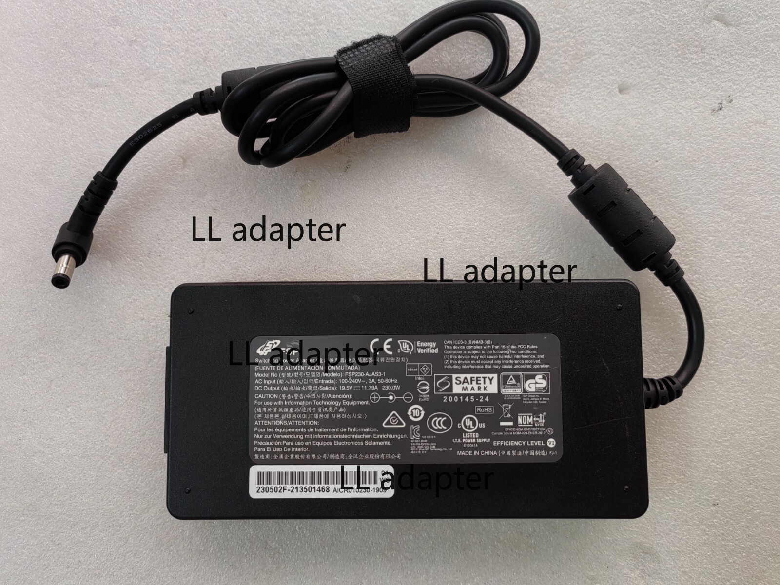 OEM FSP 19.5V 11.79A 230W FSP230-AJAS3-1 For XPG Xenia 15 Gaming Laptop Charger