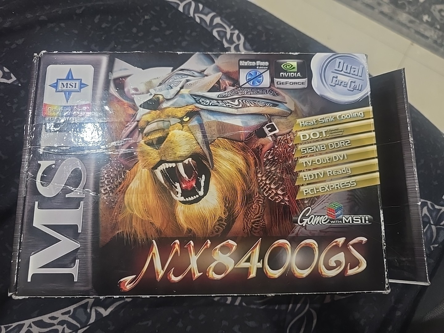 MSI NX8400GS-TD256E 256MB PCIe Graphics Card NVIDIA GeForce 8400 GS