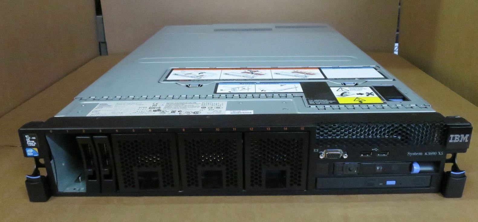 IBM X3690 X5 2U Server 2x 10Core E7-2860 2.26GHz 256GB Ram 4x 2.5" Bays 7147-AC1