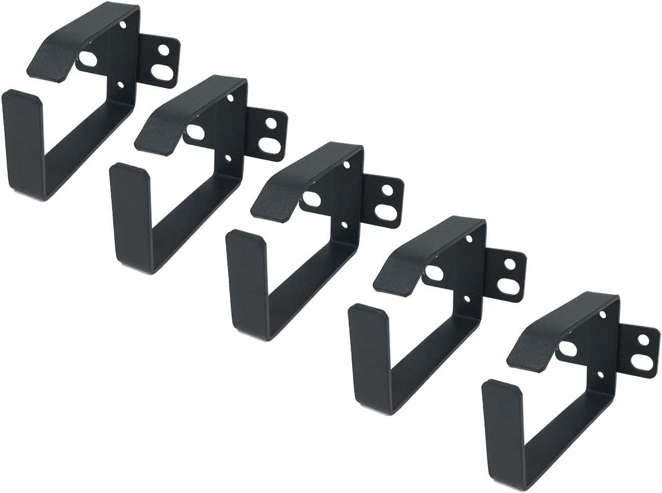 1U D-Ring Cable Management Hooks Steel Rack Wire Organizer Brackets Server