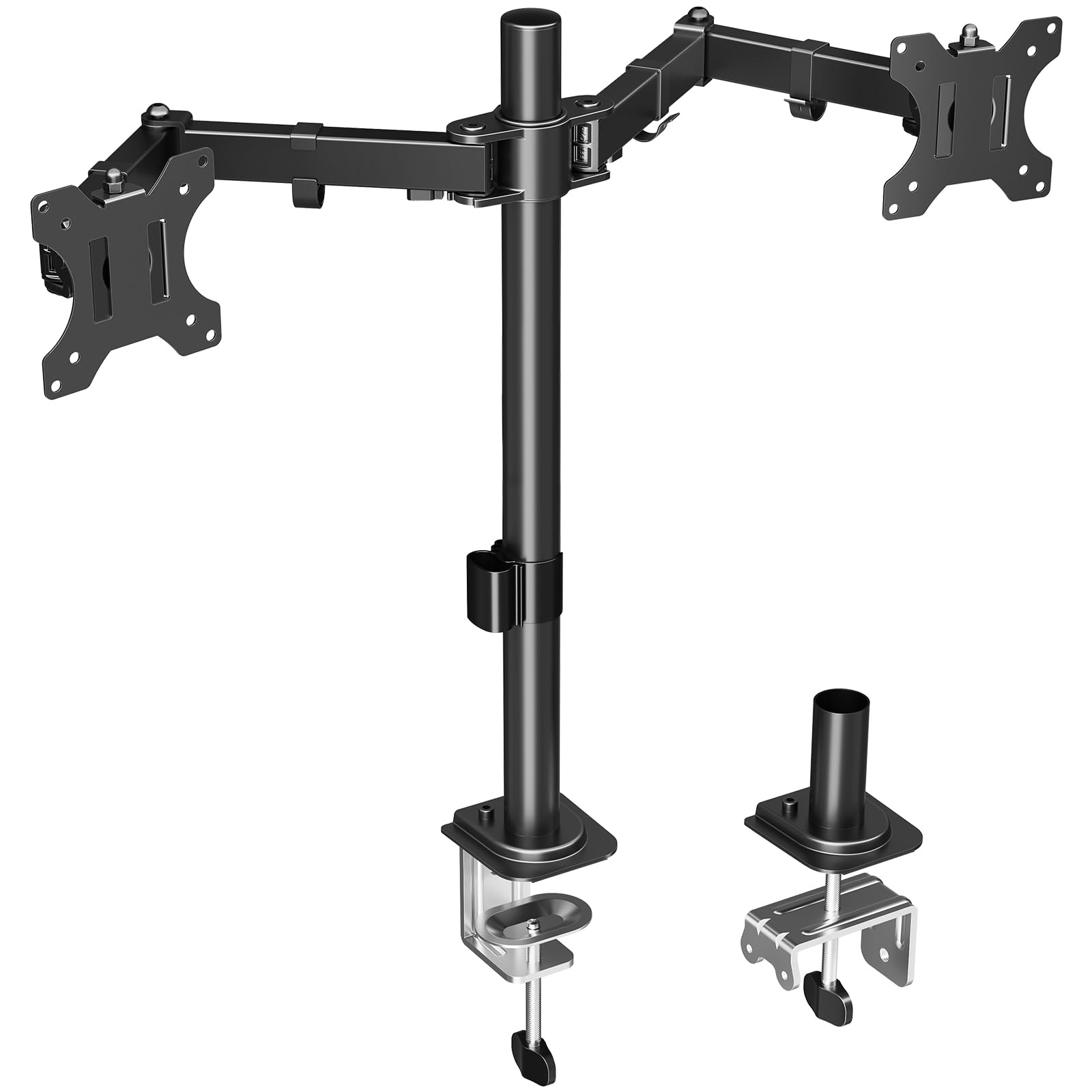 MOUNTUP Dual Monitor Desk Mount, Max 32 Inch up to 17.6lbs, Fully Adjustable