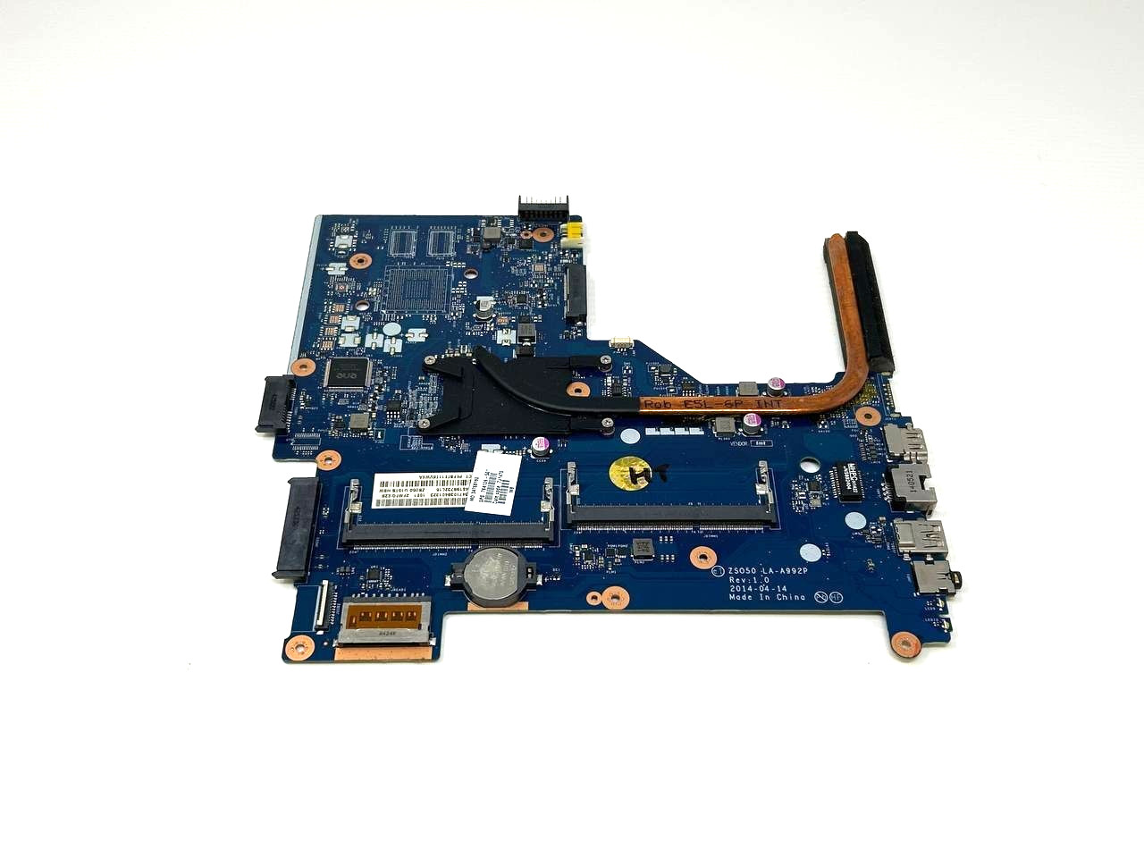 HP 15-R Laptop Motherboard w intel Core i3-4010U 1.70GHz CPU 764109-501 LA-A992P