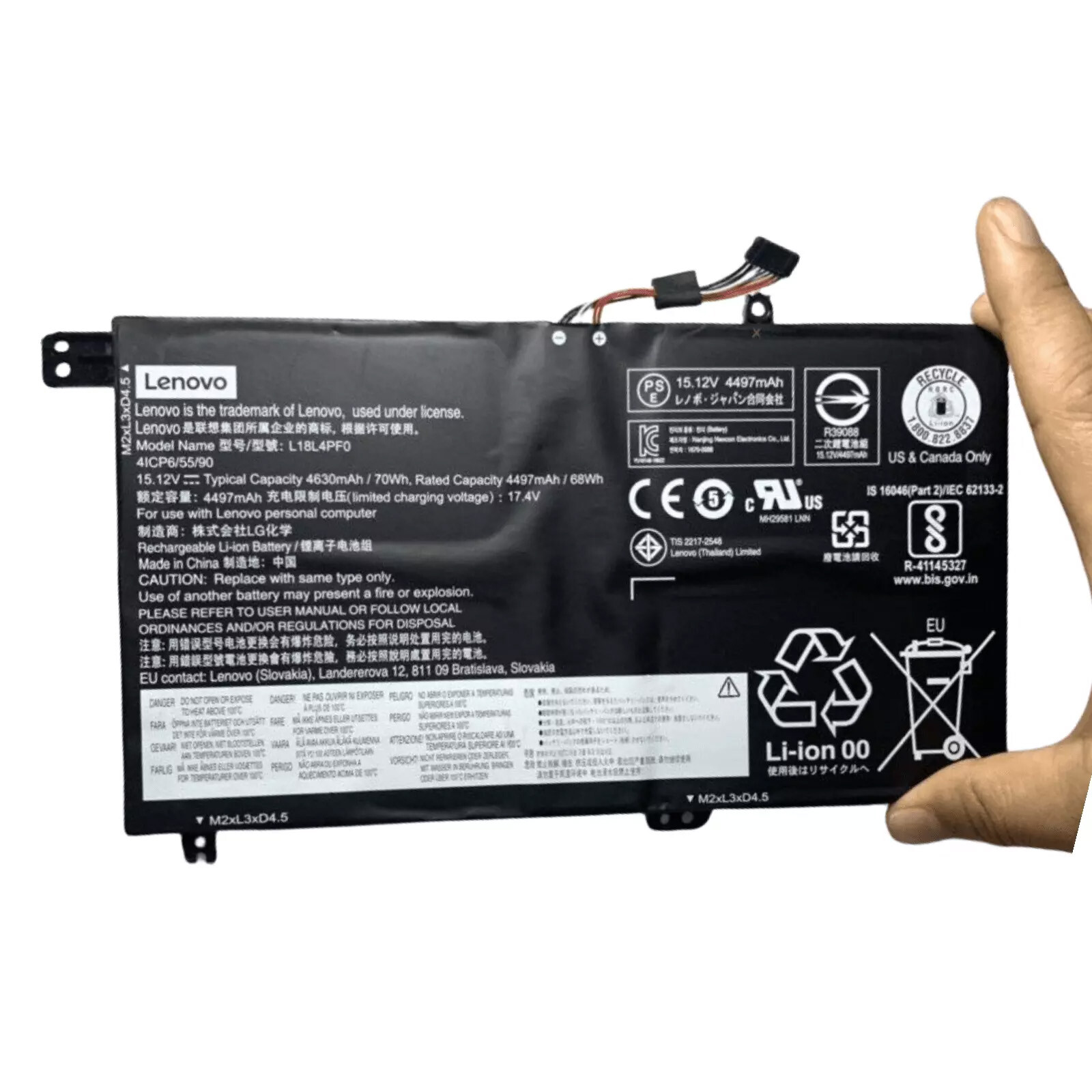 Genuine Battery L18L4PF0 L18M4PF5 For Lenovo IdeaPad S540-15IML S540-15IWL 14API
