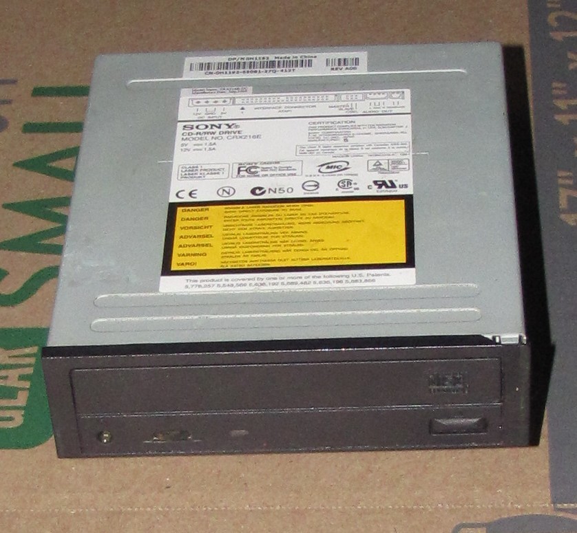 Sony CRX216E IDE PC MAC 48x/24x/48x CD-R/RW Read Write Disc Drive