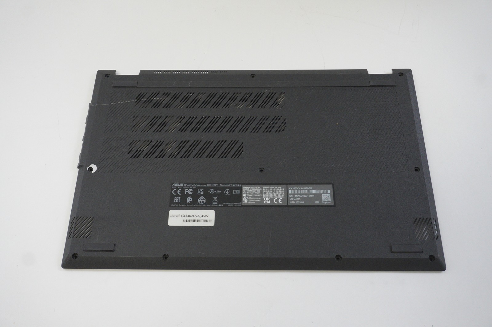 90NX06J2-R7DP10 Asus Bottom Base Cover Rock Grey CX3402CVA-I5128GR