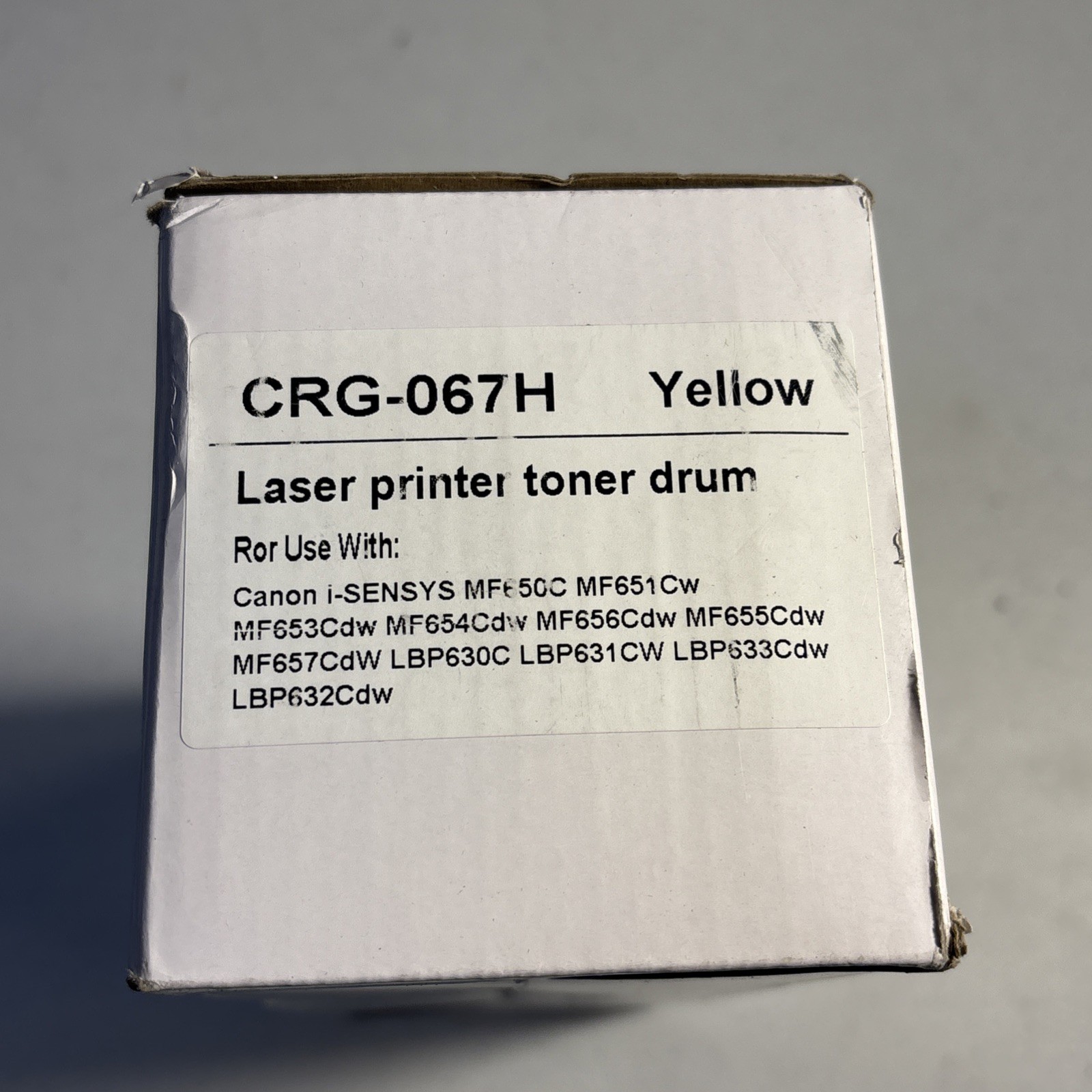 CRG-067H Toner Cartridge  Yellow