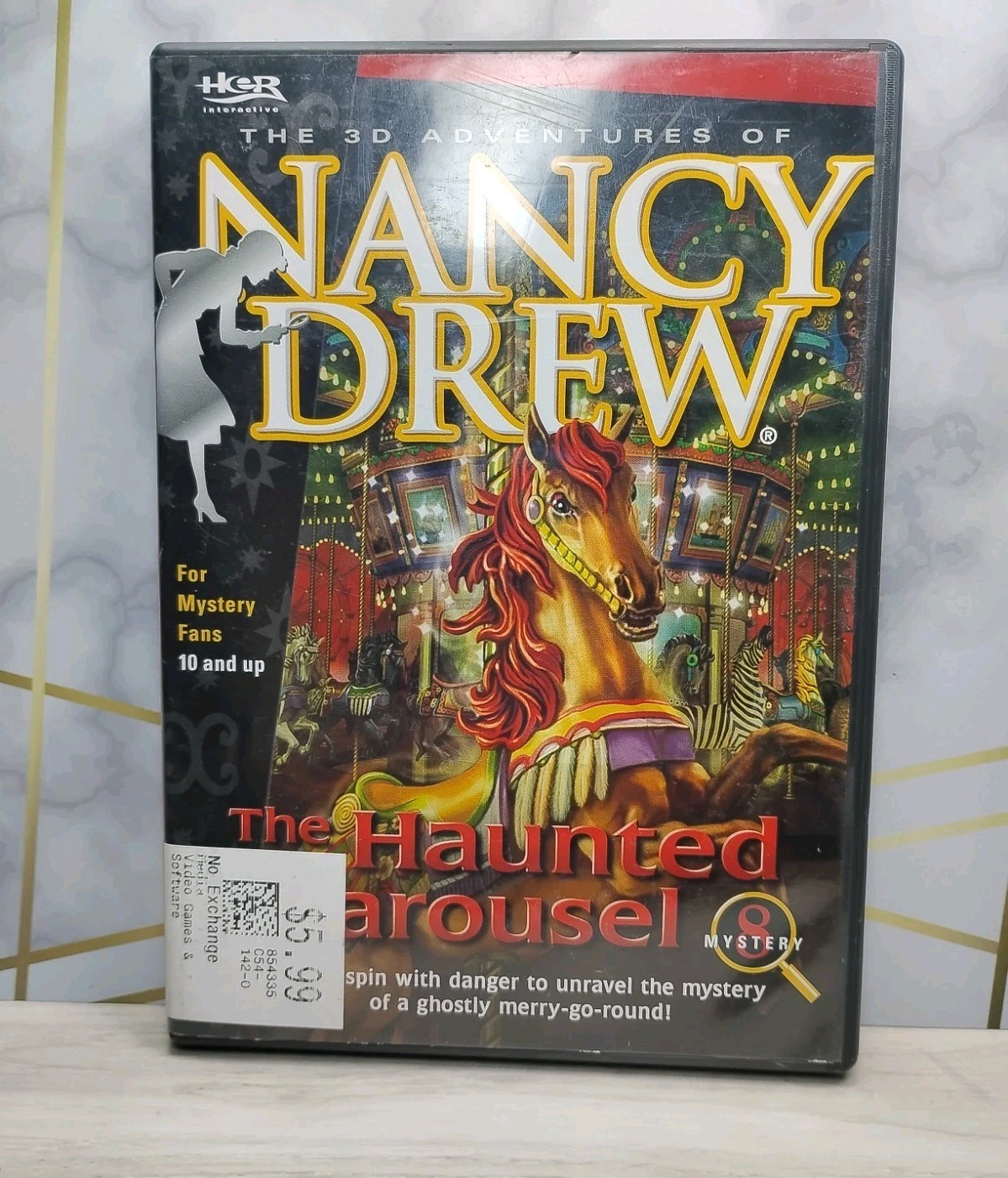 Nancy Drew The Haunted Carousel PC CD interview investigate mystery detect game
