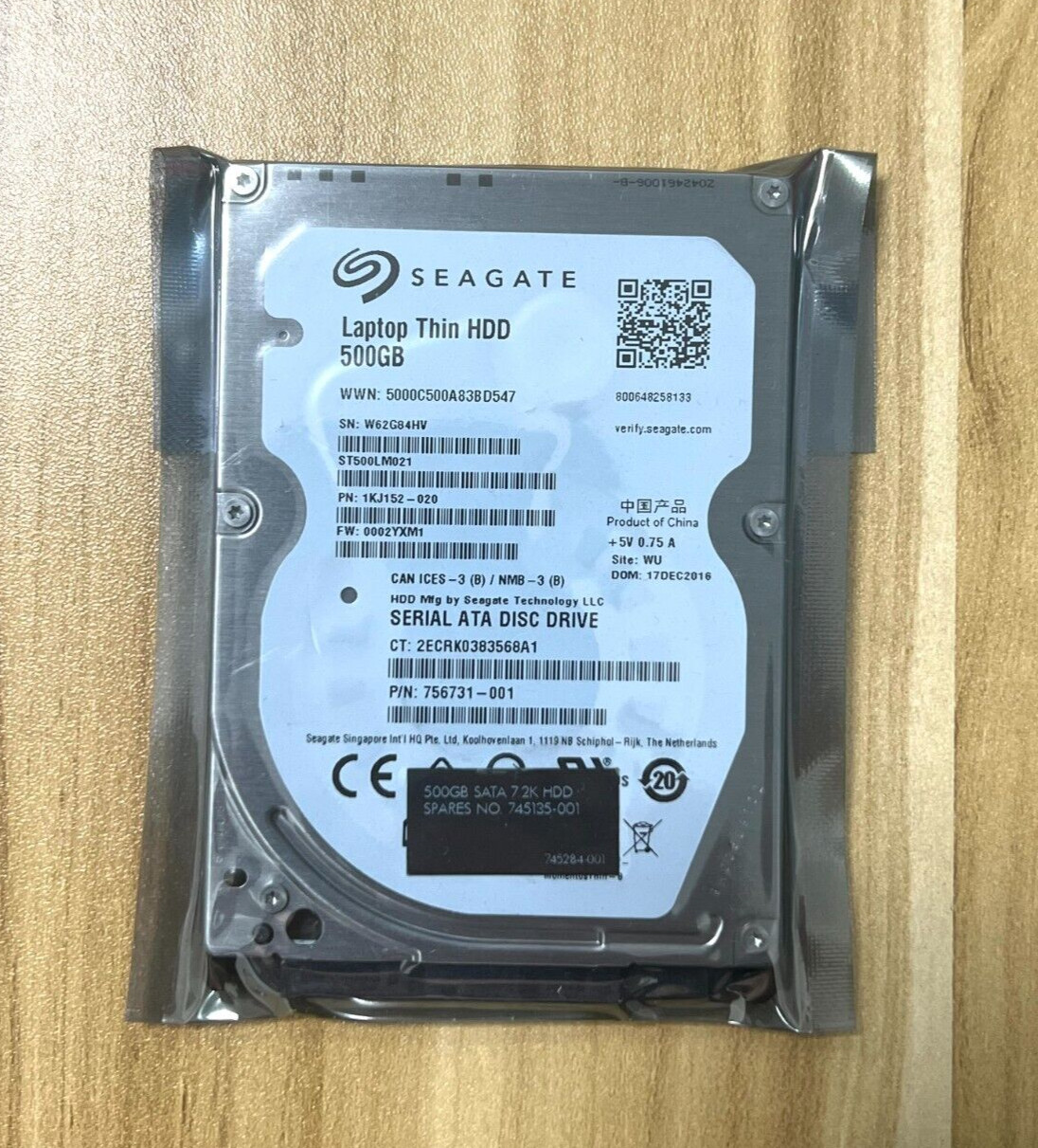 Seagate 500GB 2.5 inch 7 mm ST500LM021 7200 RPM hard disk SATA laptop hard disk