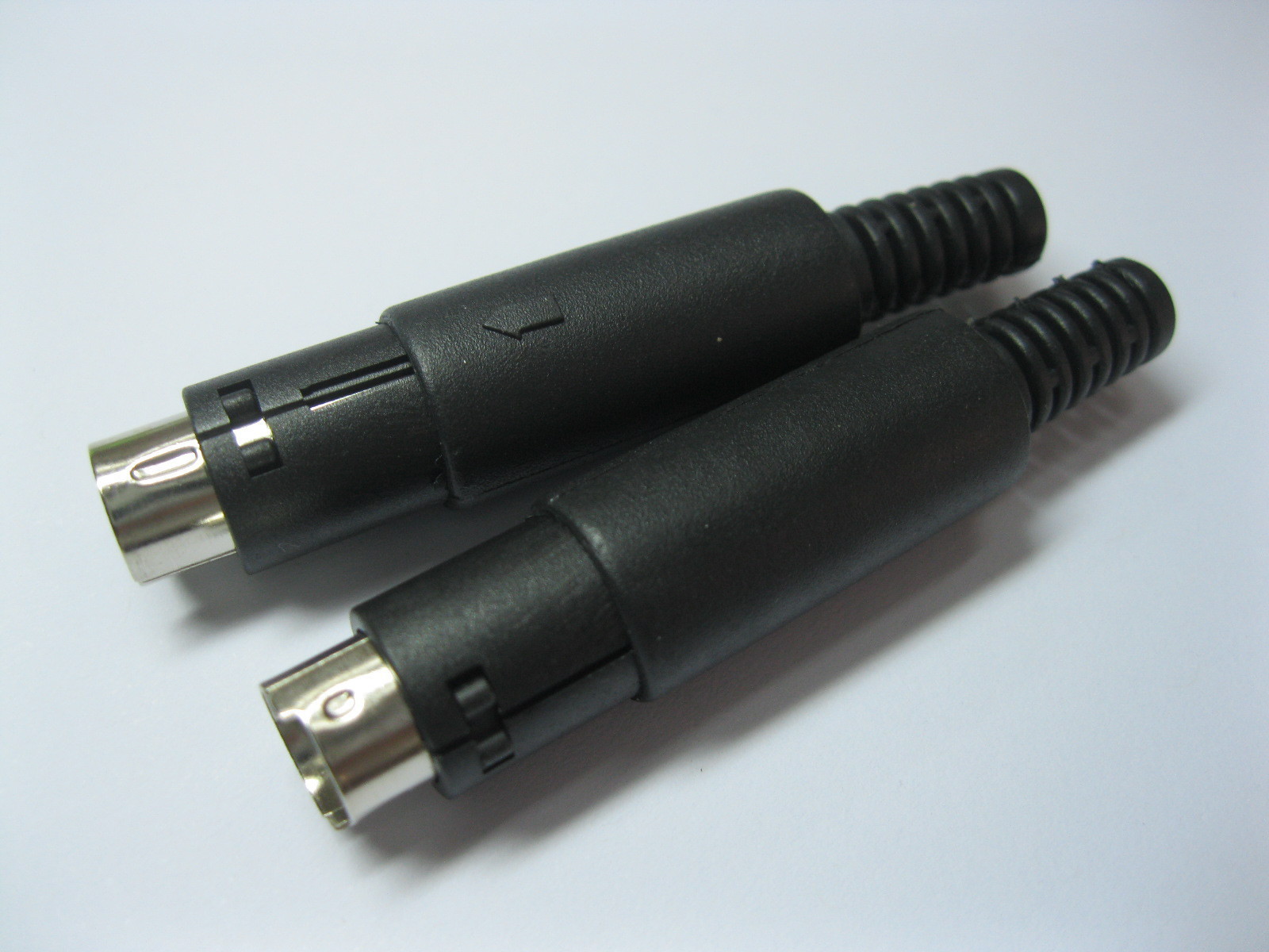 10 Pcs DIN Plug Connector 3 Pin Mini with Plastic Handle New