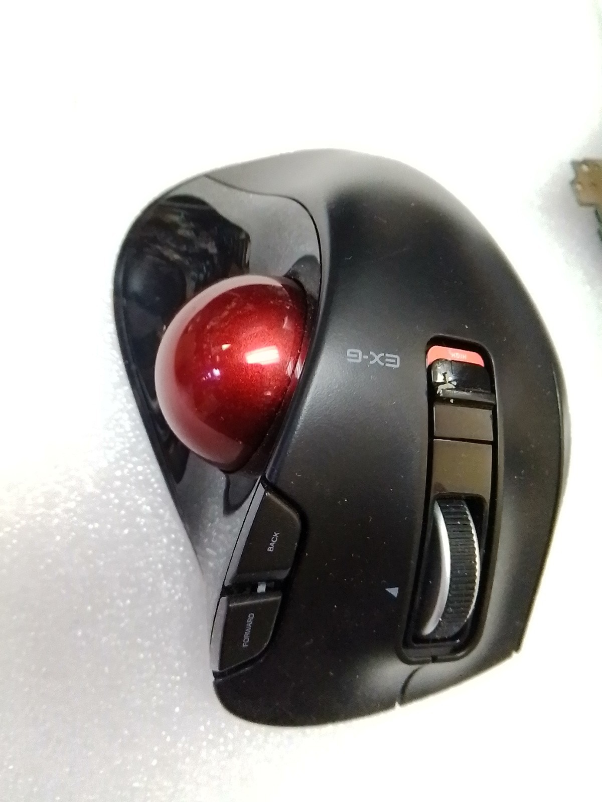 ELECOM EX-G MOUSE M-XT3DRBK Wireless Trackball Mouse No Dongle Works