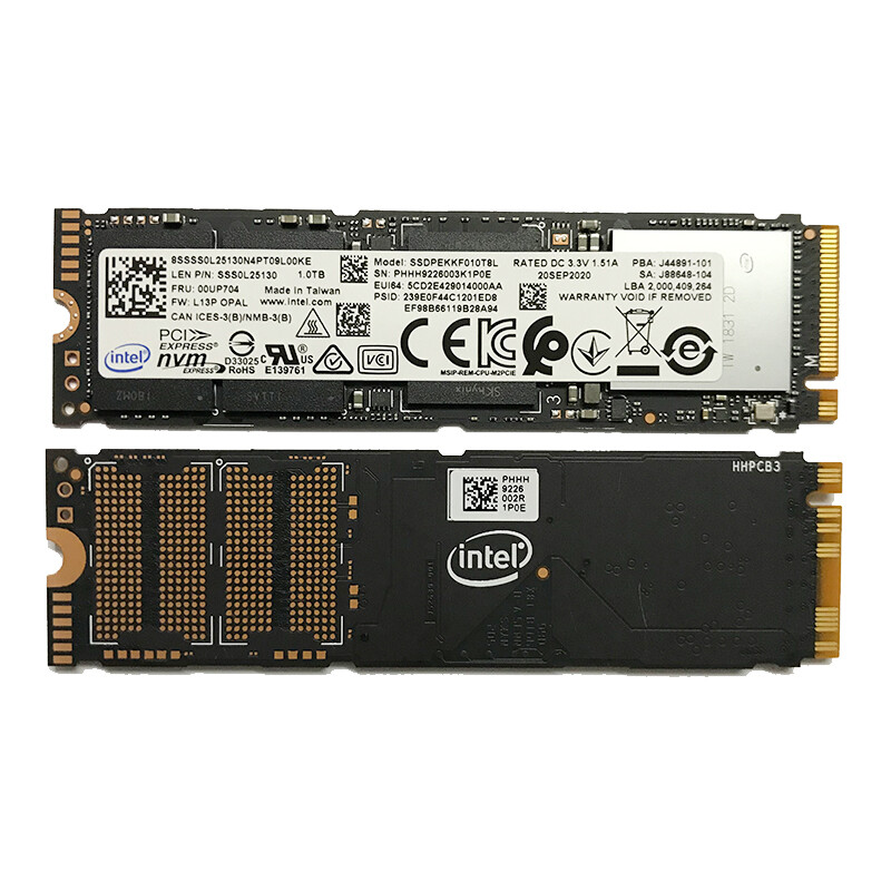 compatible Intel 1TB M.2 7600P PCIE NVME SSDPEKKF010T8L 8SSSS0L2513N4PT09L00KE