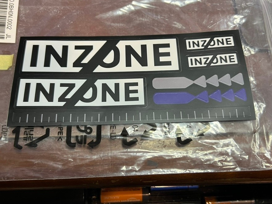 New Genuine Sony Original Inzone Decals / Stickers for Inzone Monitors