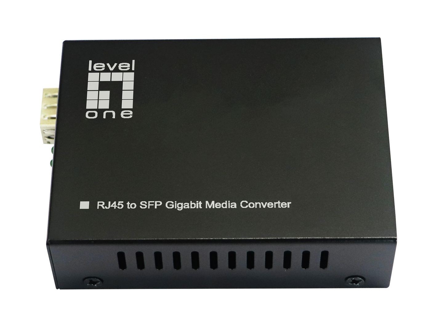 LevelOne GVT-2015 Rj45 To Sfp Gigabit Media Converter, 802.3Bt 60W Poe Pse ~E~
