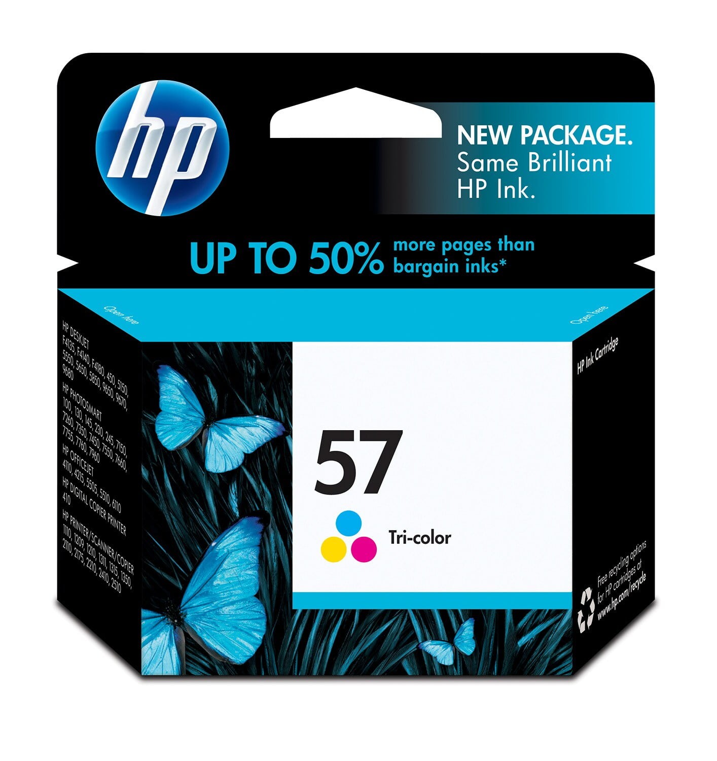 HP 57 Tri-Color Ink Cartridge C6657AN#140 for HP Printer 500 Pages