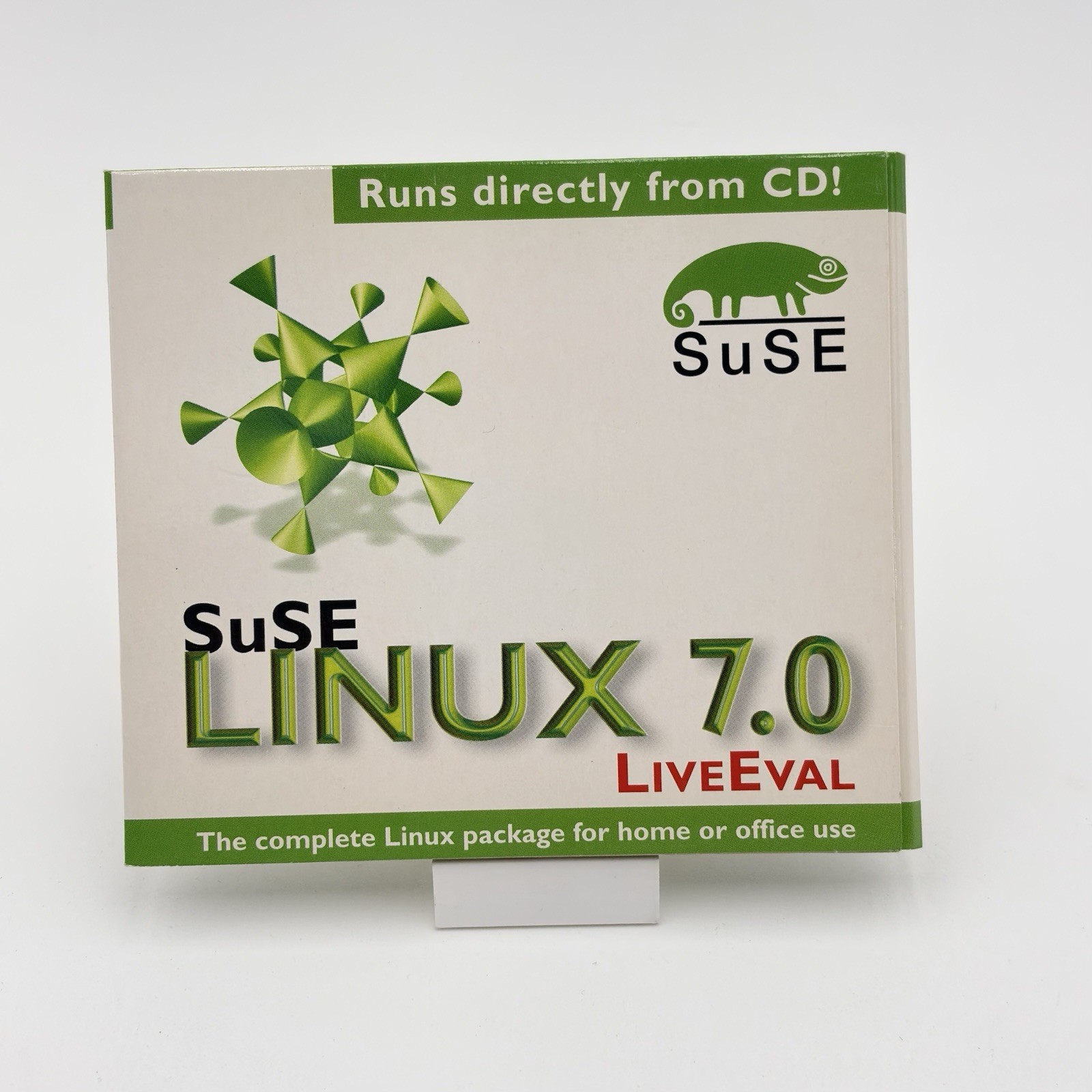 SuSE Linux 7.0 LiveEval CD 2000 Vintage Linux OS Live Boot Disc Made in Germany