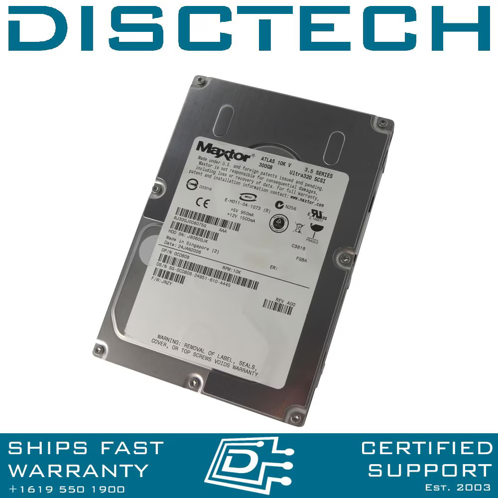 Maxtor 8J300J0 SCSI Hard Drive