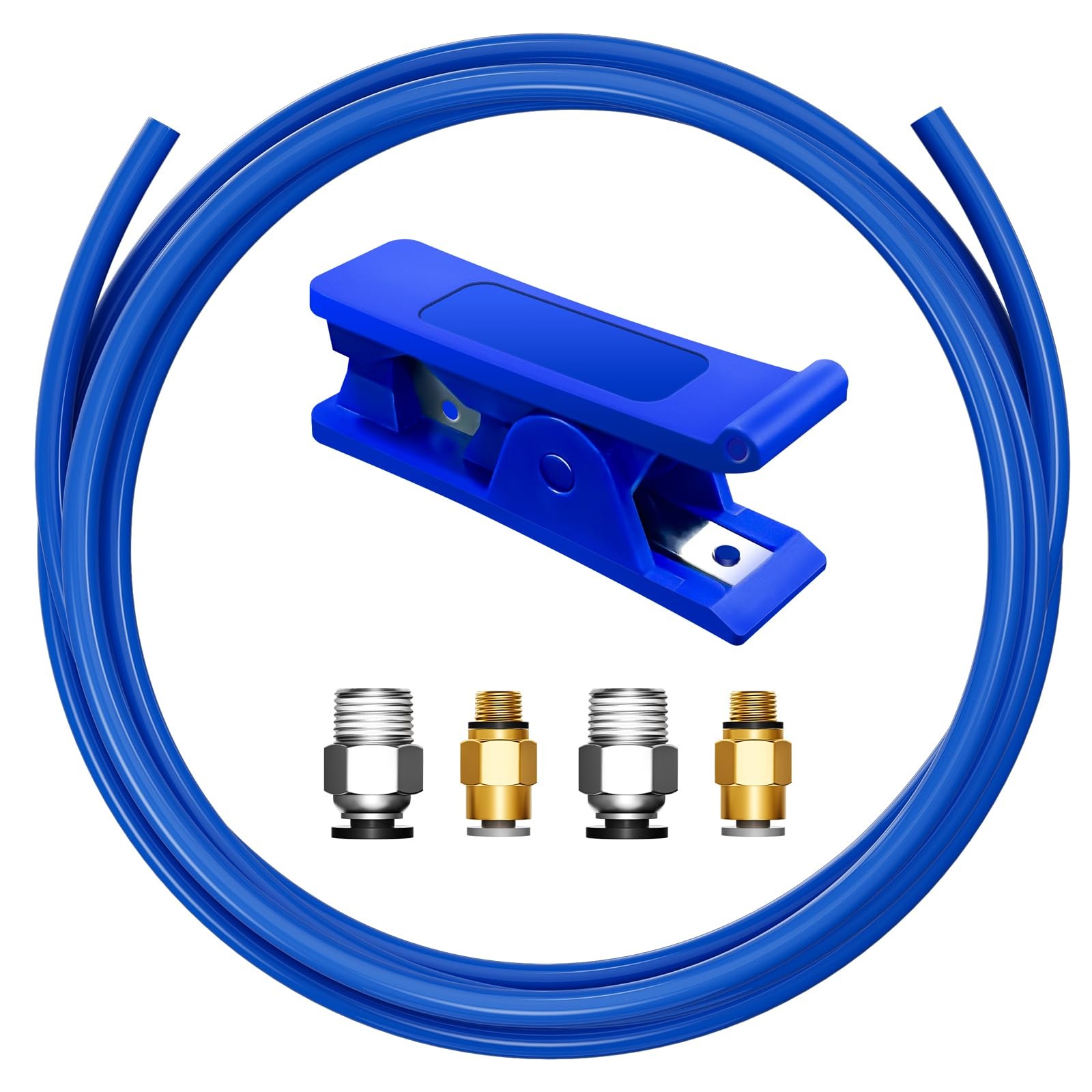 Bowden Tube Kit, PTFE Tube for 1.75mm Filament with PC4-M10  PC4-M6 Tubing Co...