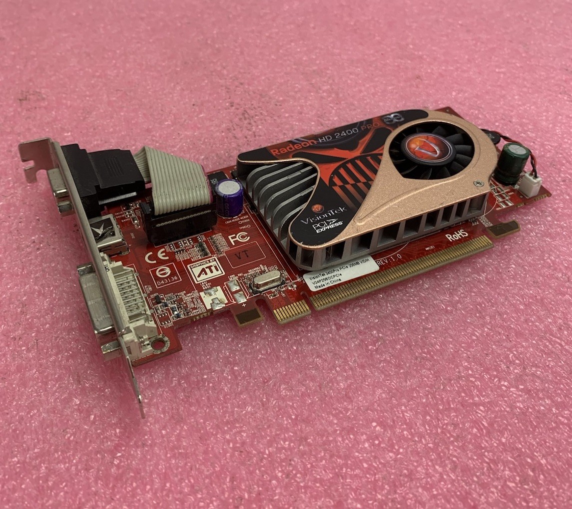 VisionTek ATI Radeon HD 2400 Pro PCIe 265MB Video Graphics Card