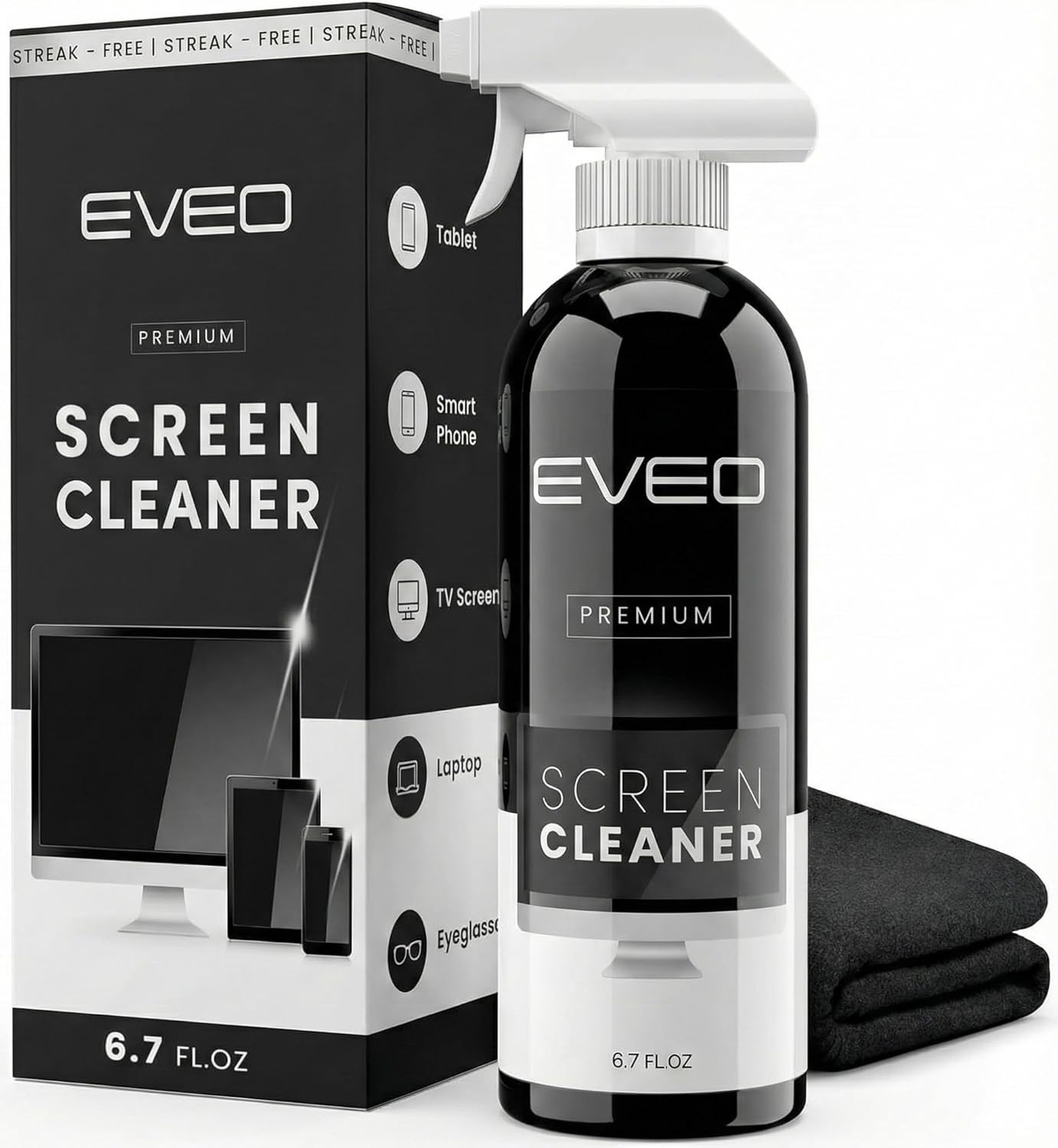 Screen Cleaner Spray - Large Screen Cleaner Bottle - TV Screen Cleaner