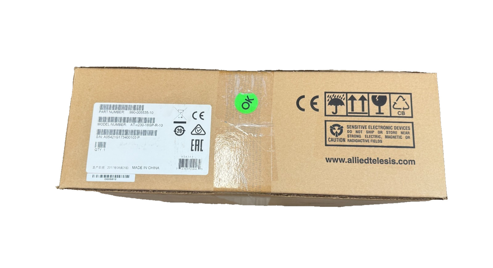 Allied Telesis AT-x230-10GP-R-10 POE+ Ethernet Switch