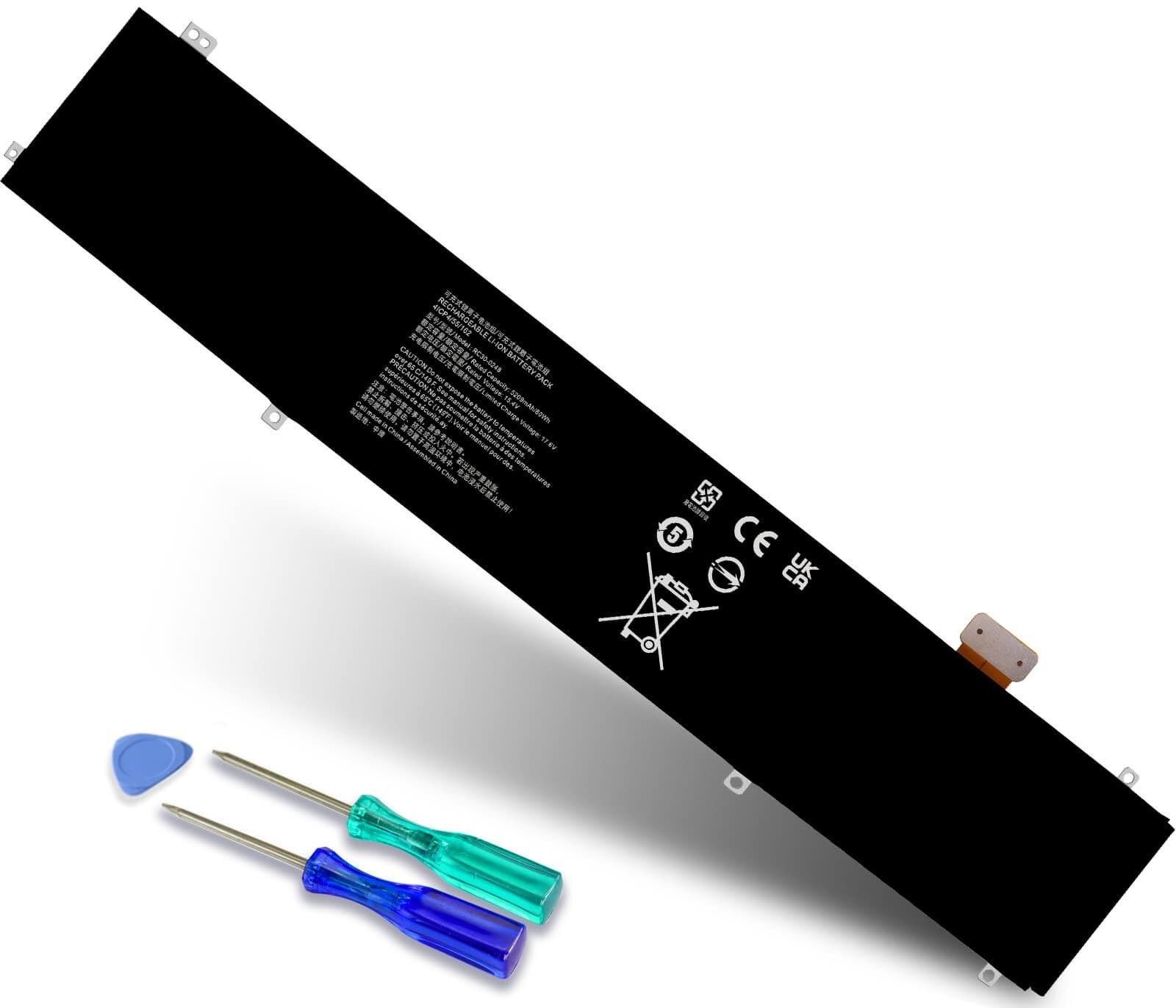 80Wh RC30-0248 Battery Replacement for Razer Blade 15 Advanced 2018-2019 Laptop