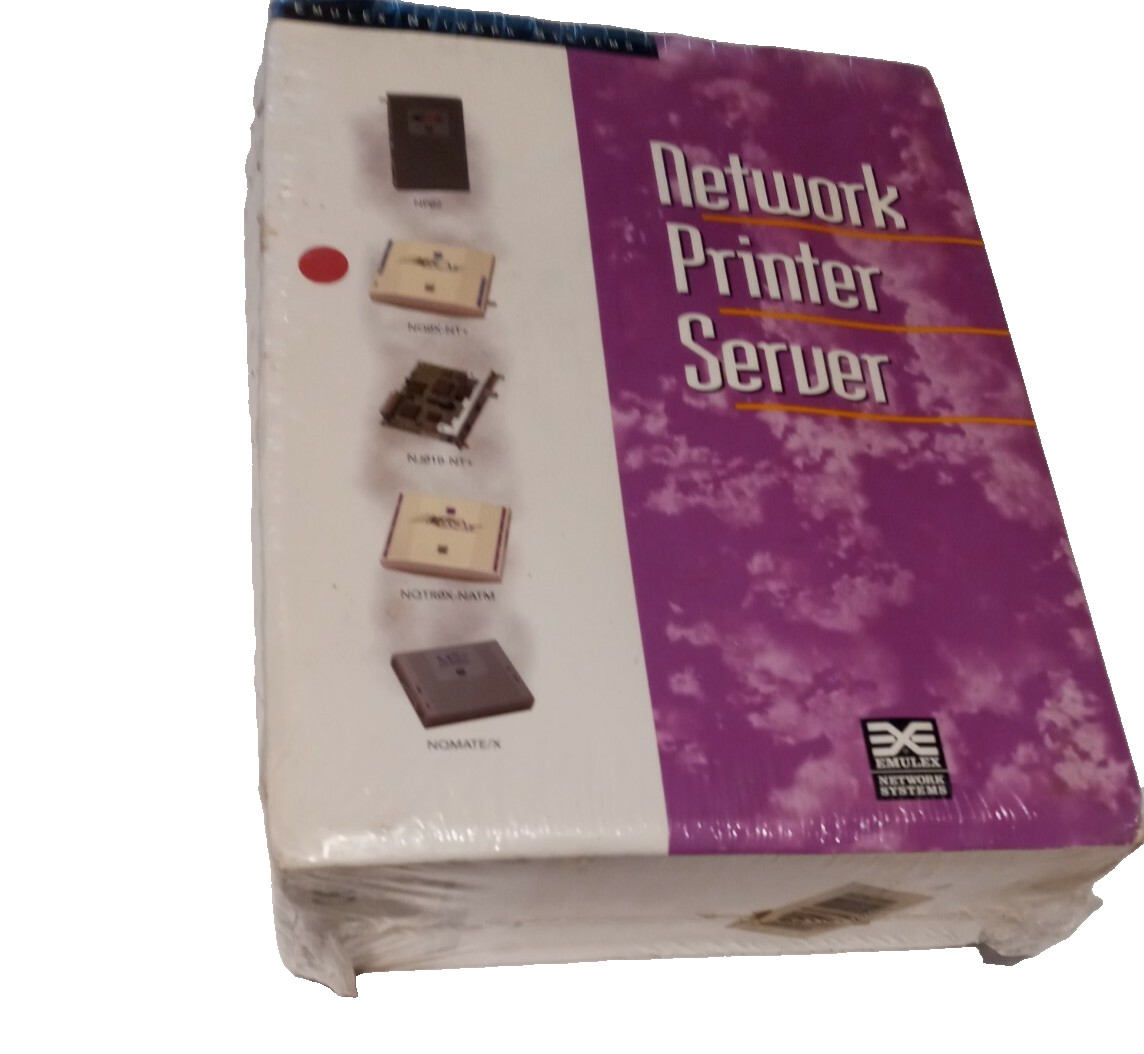 Emulex Network Printer Server Emulex Network Systems nq0x-nt +