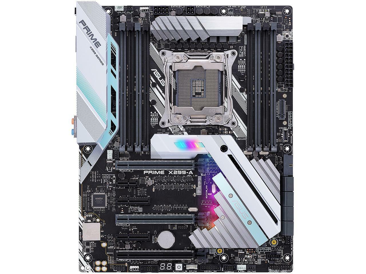 ASUS Prime X299-A Motherboard LGA2011 DDR4 ATX Mainboard Test OK