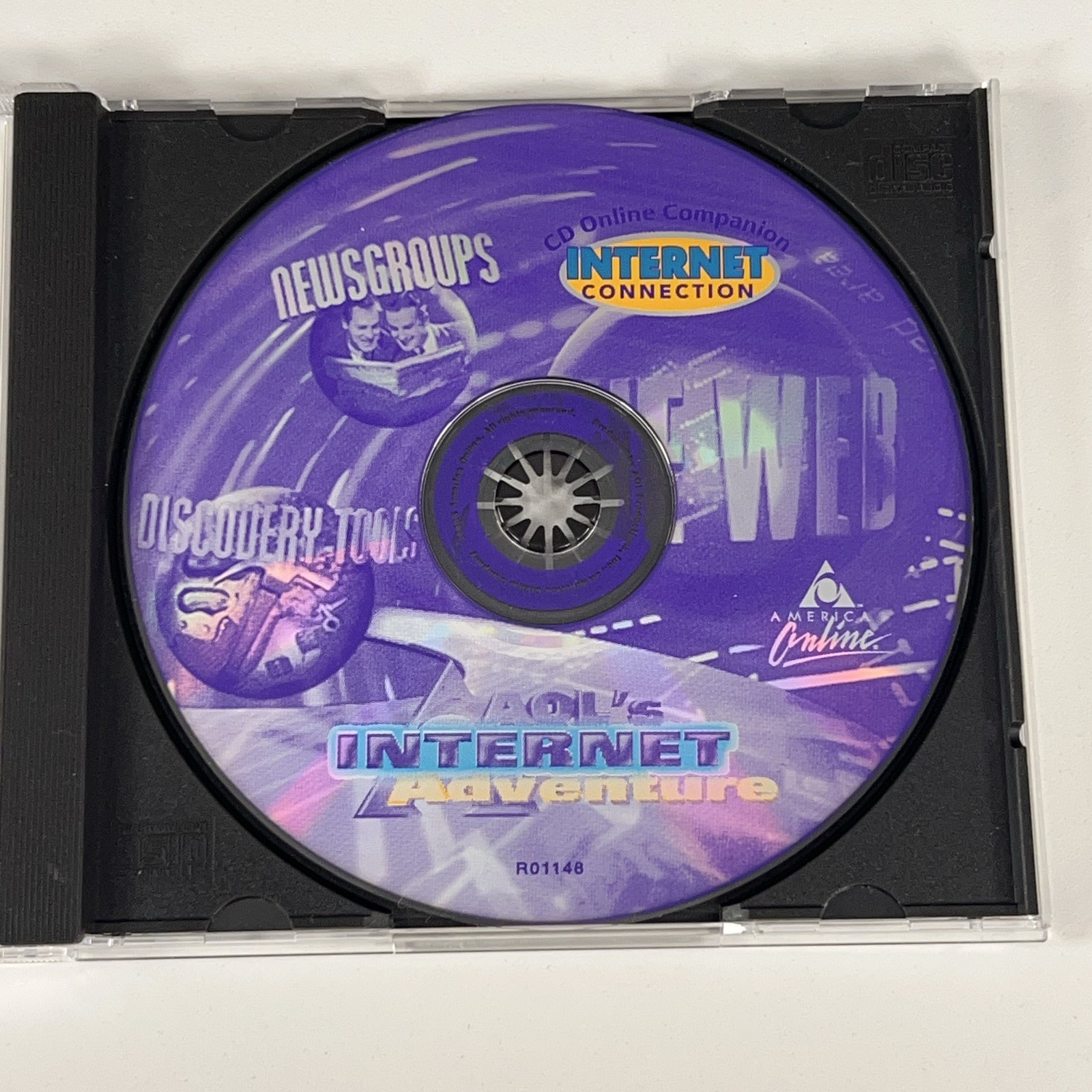 VTG America Online AOL's Internet Adventure CD-ROM Companion Newsgroup Discovery