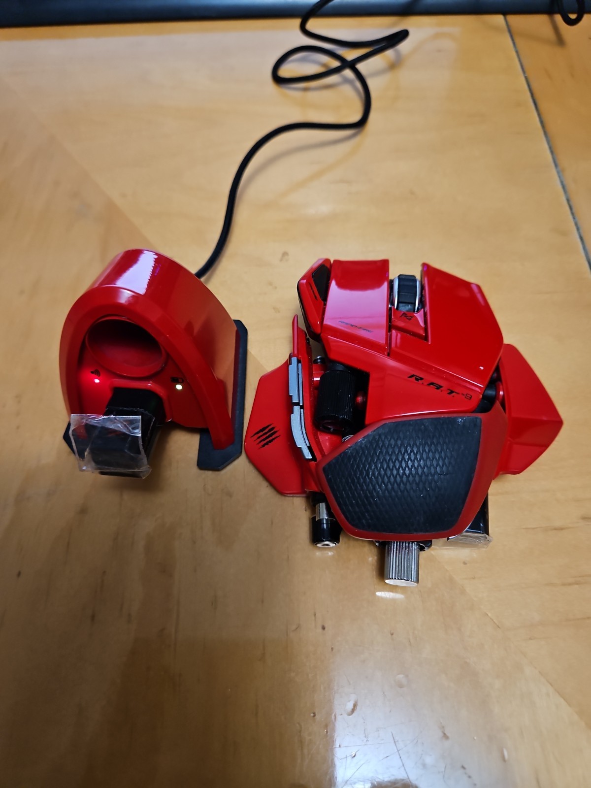 Mad Catz Cyborg R.A.T. 9 Wireless Laser Mouse Fully Working