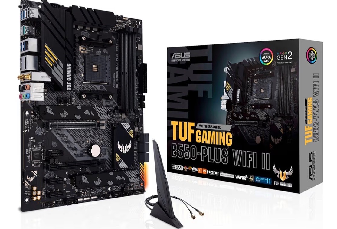 Gaming B550-PLUS WiFi II AMD AM4 (3rd Gen Ryzen™) ATX Gaming Motherboard (PCIe 4