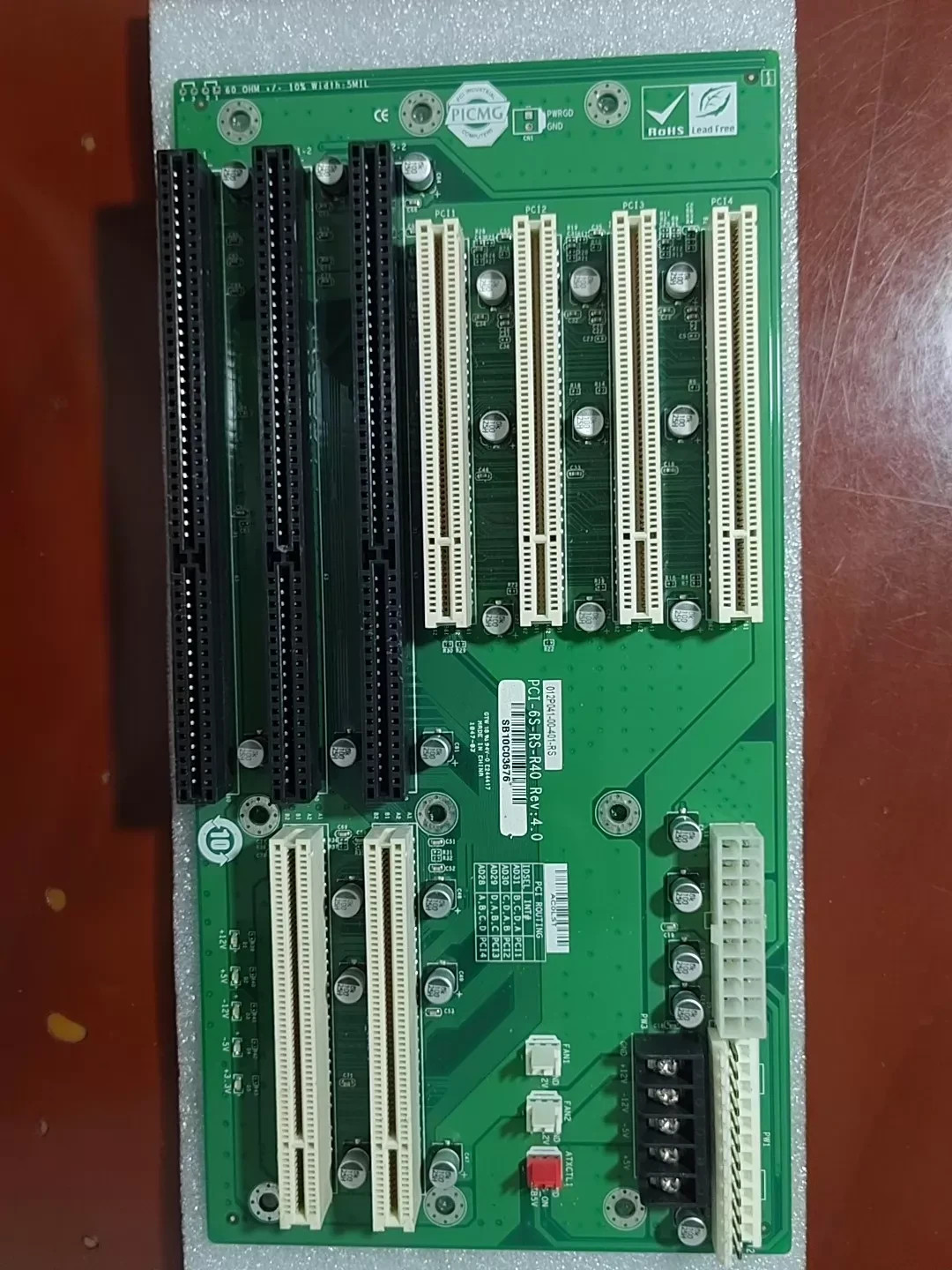 PCI-6S-RS-R40 Rev 4.0   Industrial Base Board