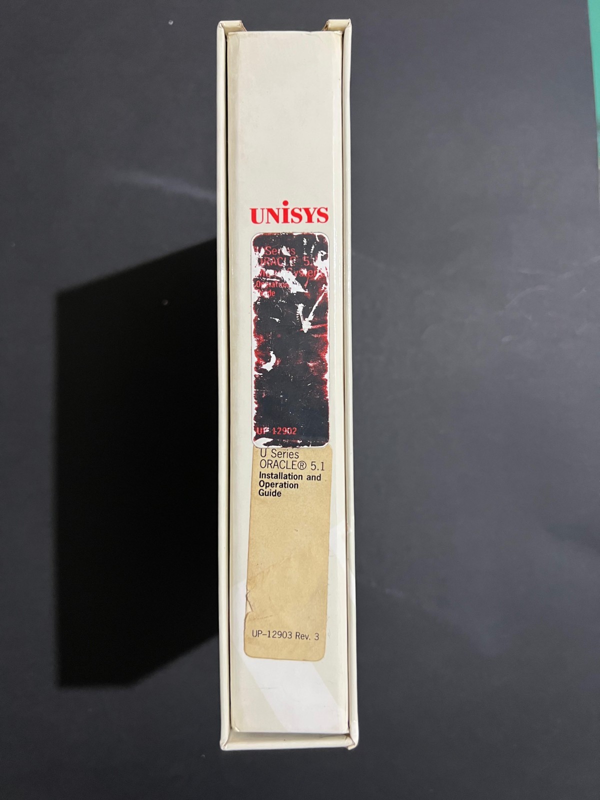 UNISYS U Series ORACLE 5.1 Operations Guide Vintage Manual Binder 1988 Retro Com
