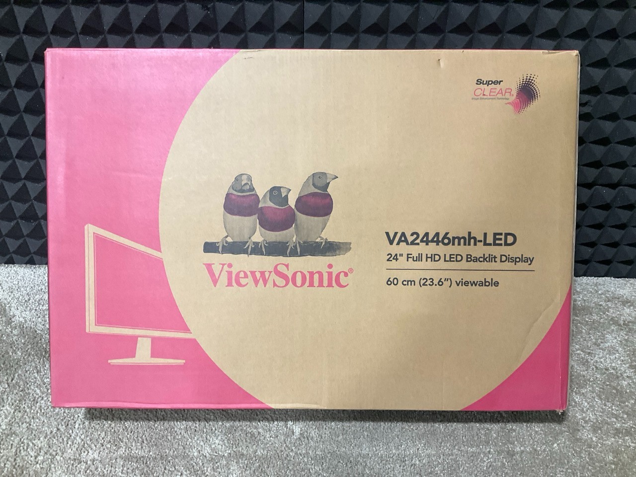 Viewsonic VA2446MH 24" LED LCD 1920 x 1080 Display 16:9 Monitor ✨❤️✨✨❤️✨ NEW