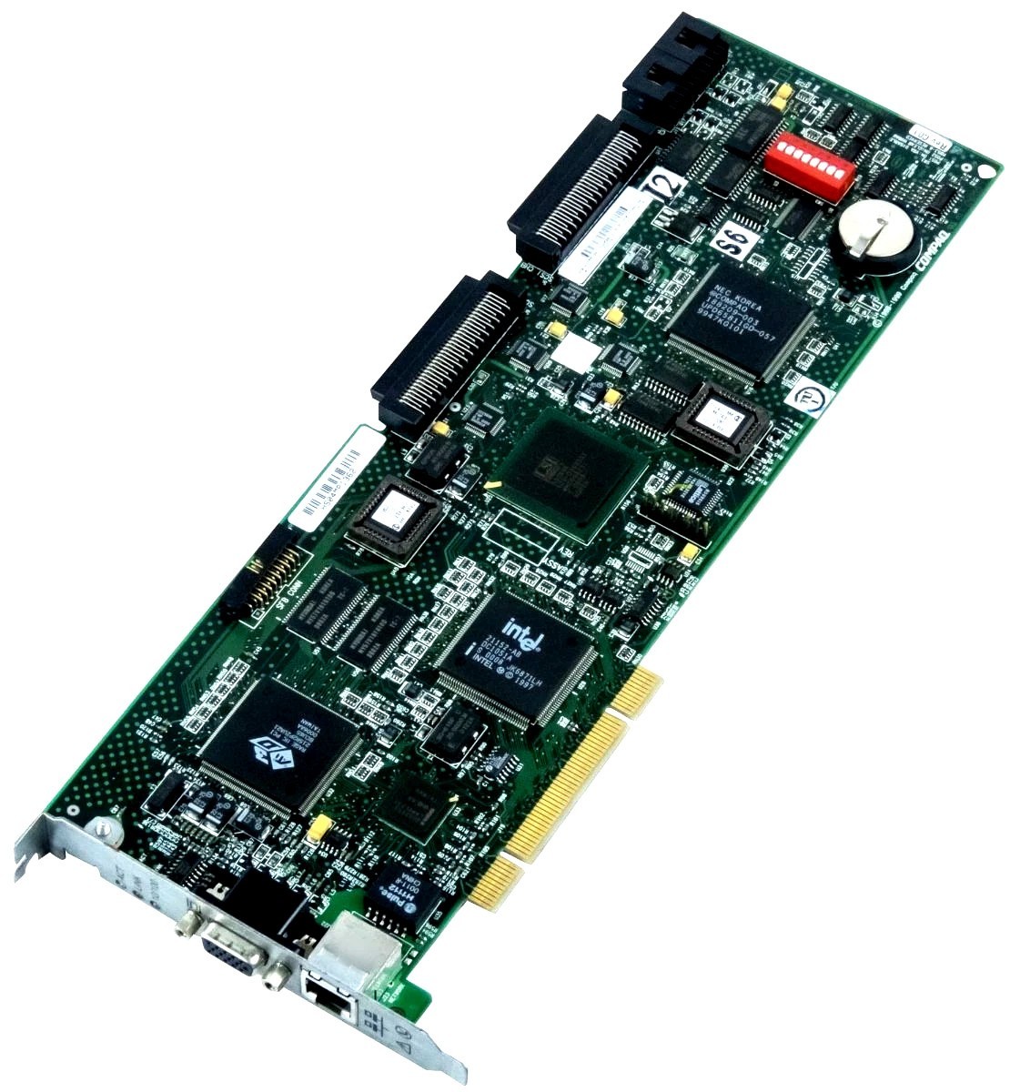 Compaq PCI Server Feature Board - ATI Rage IIc VGA Ethernet SCSI Port 163355-001