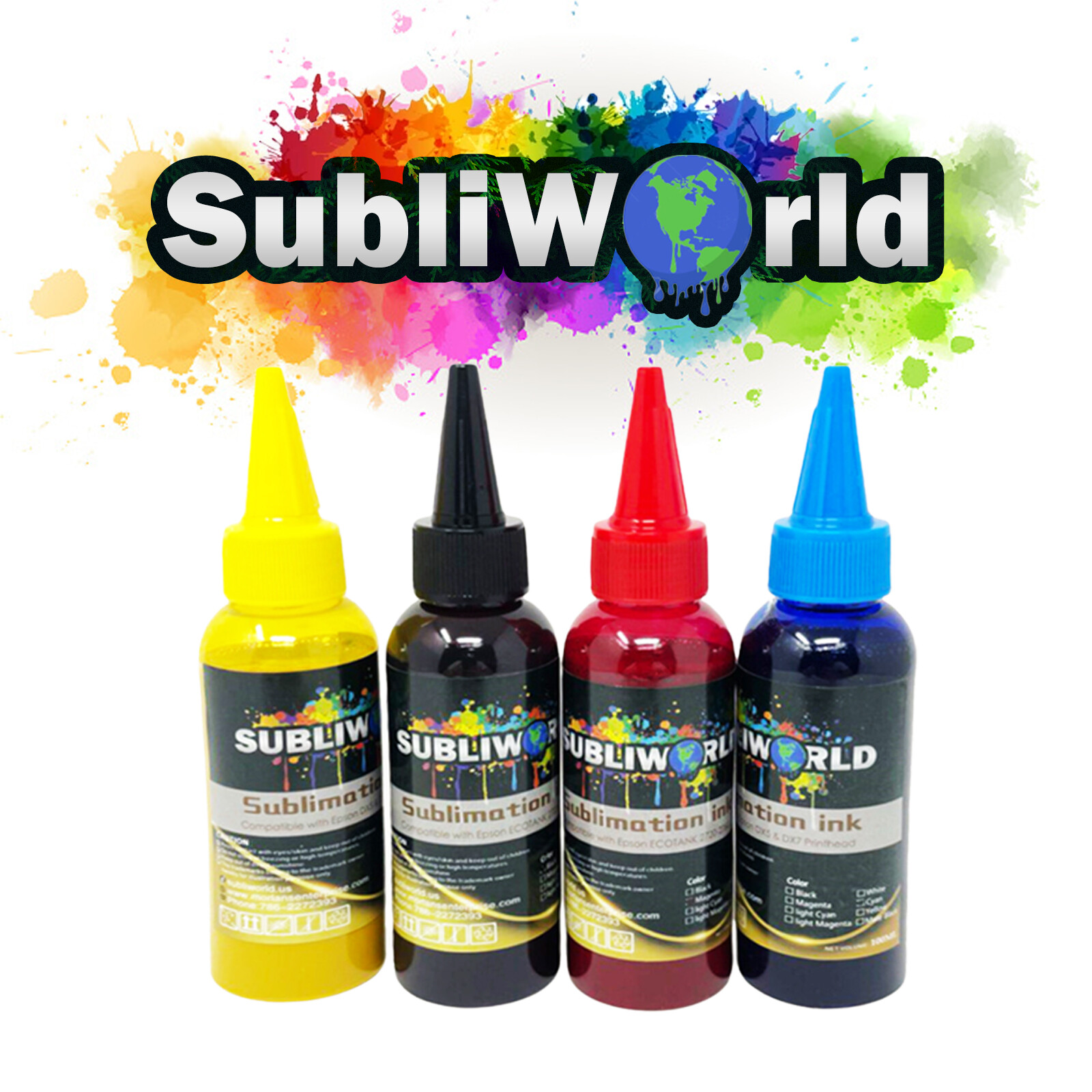 SUBLIWORLD Sublimation Ink 400ML Refill-Epson ET-2760 2720 4700 3760 4760 WF7720