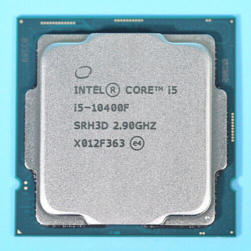 Intel Core i5-10400F CPU 2.9GHz up to 4.3GHz 6 cores FCLGA 1200 Processor/*