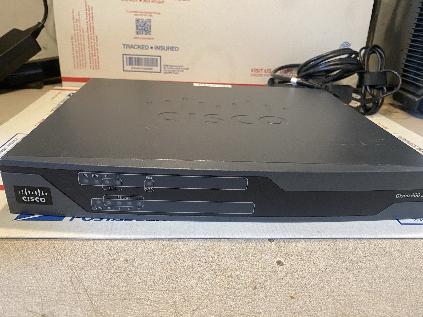 Cisco C881SRST-K9 V02 Integrated Services Router - TESTED