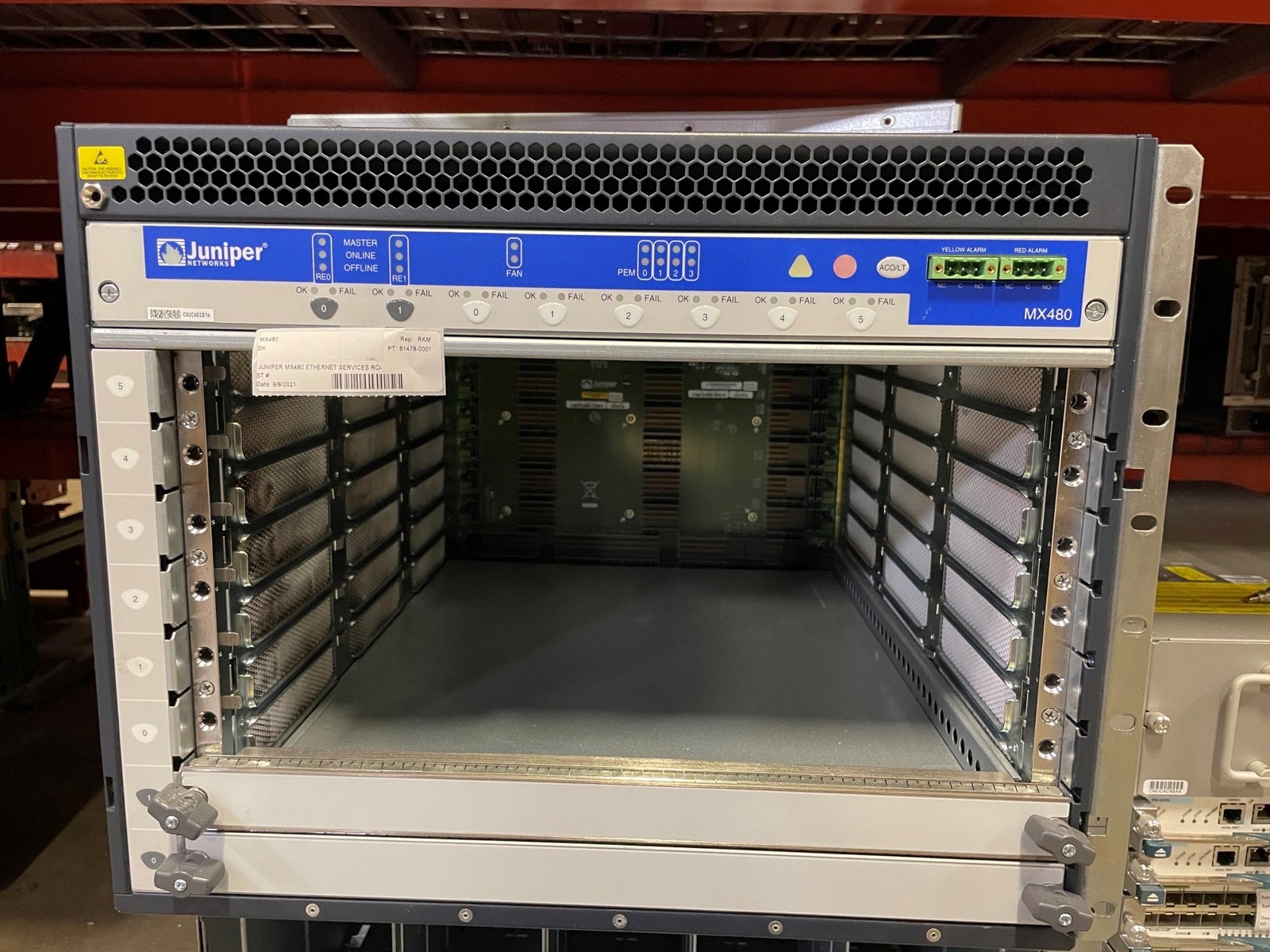 JUNIPER MX480 ETHERNET SERVICES ROUTER