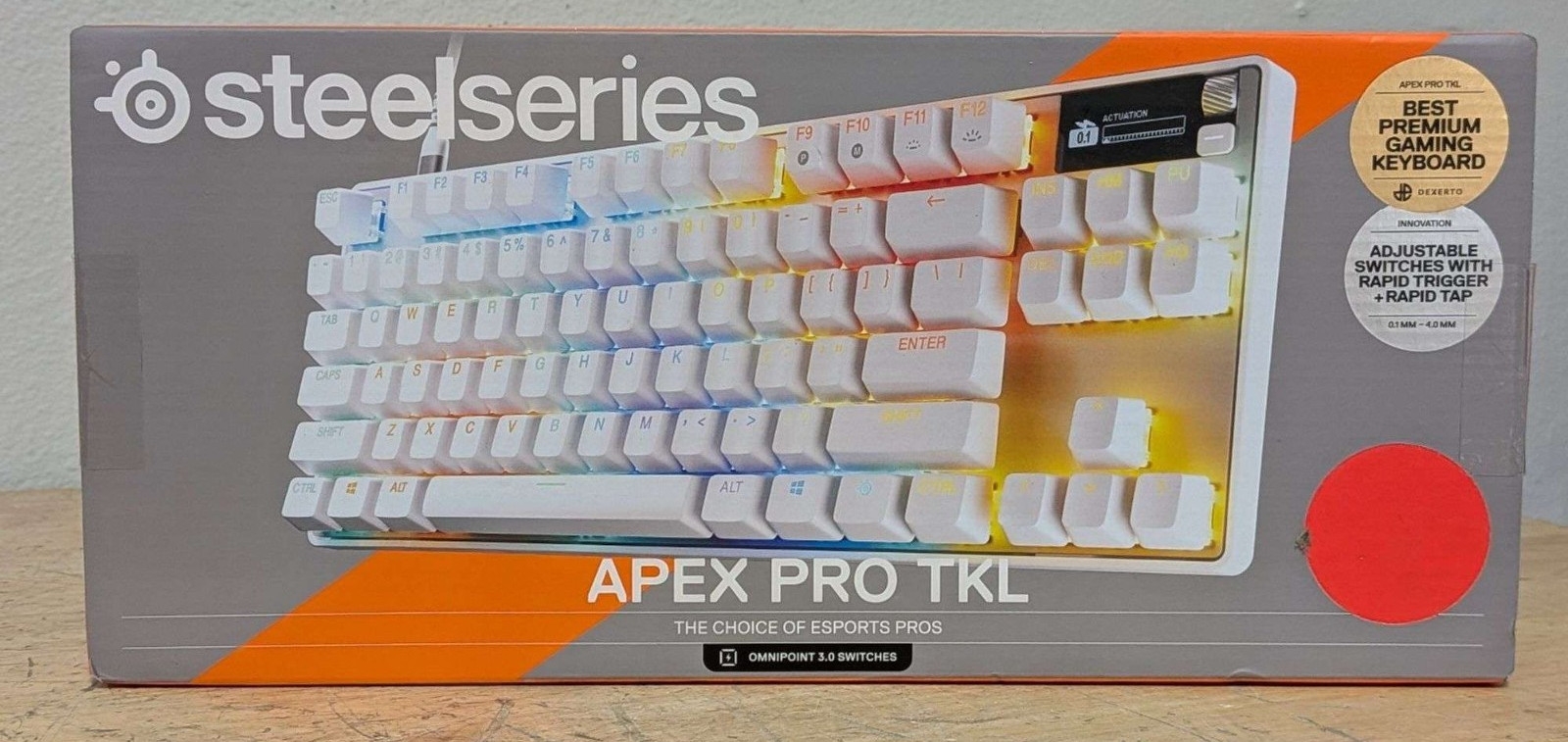SteelSeries Apex Pro TKL Gen 3 OmniPoint 3.0 RGB Wired Gaming Keyboard - NEW