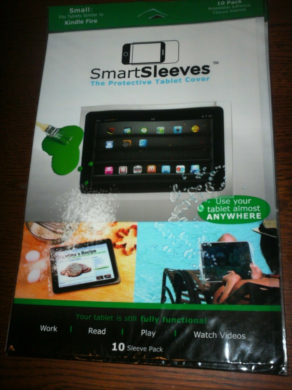 Soft Plastic Clear Bag SmartSleeves Protective Tablet Small Kindle Fire