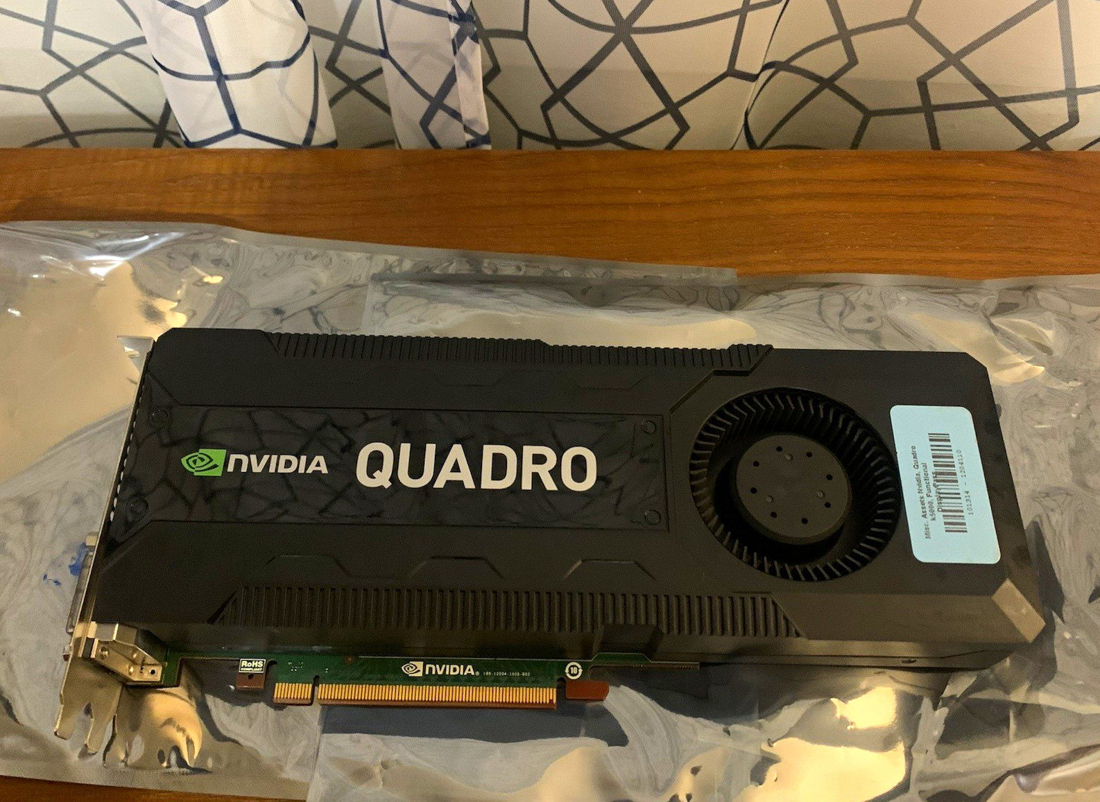 NVIDIA Quadro K5000 4GB GDDR5 PCIe x16 Graphics Card DP DVI CUDA