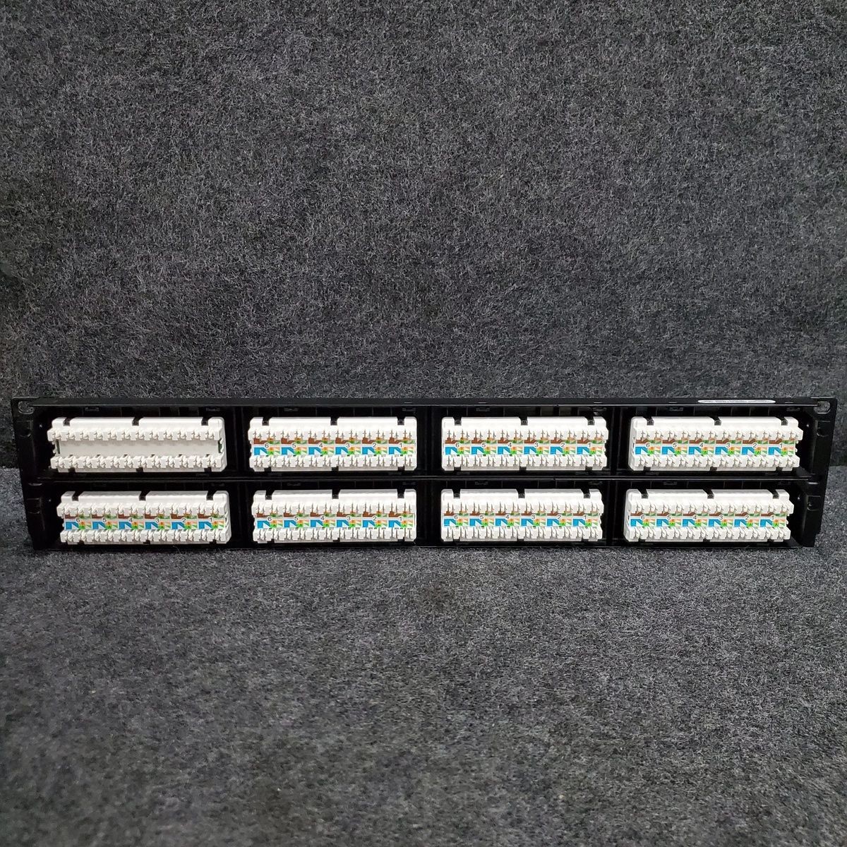 COMMSCOPE Unshielded Distribution Module Panel, Cat 6A, 2U, 48 Port, 760162818